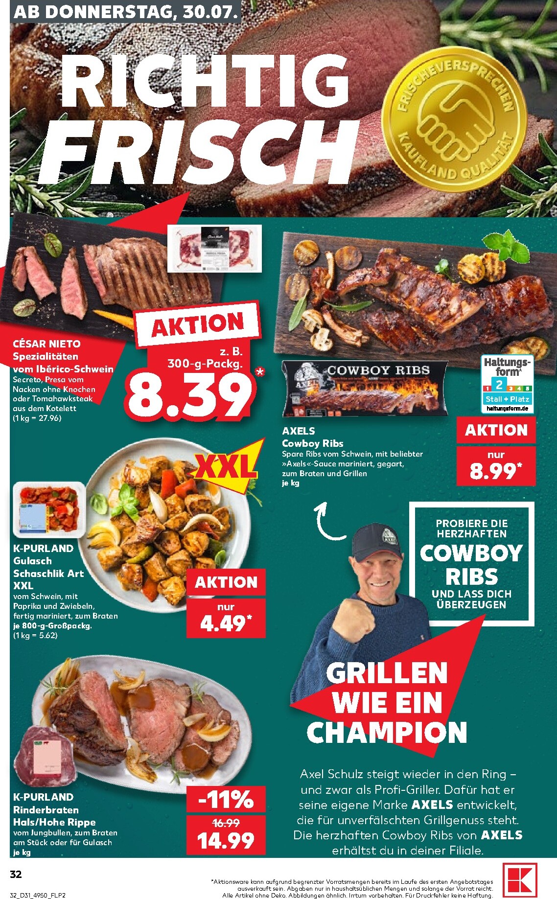 kaufland - Kaufland Prospekt nächste Woche – von Donnerstag 30.07.2026 bis Mittwoch 05.08.2026 - page: 32