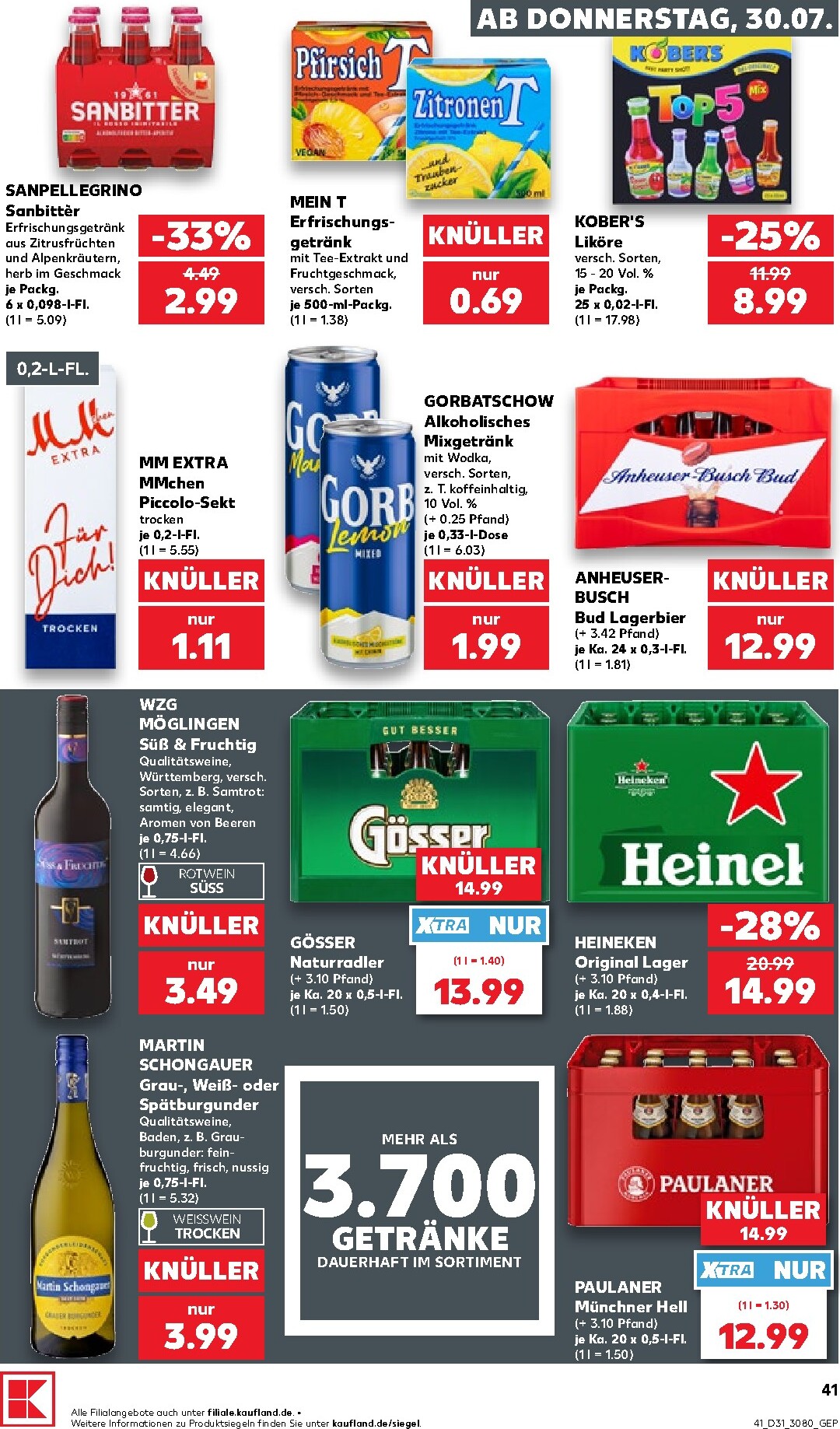 kaufland - Kaufland Prospekt nächste Woche – von Donnerstag 30.07.2026 bis Mittwoch 05.08.2026 - page: 41