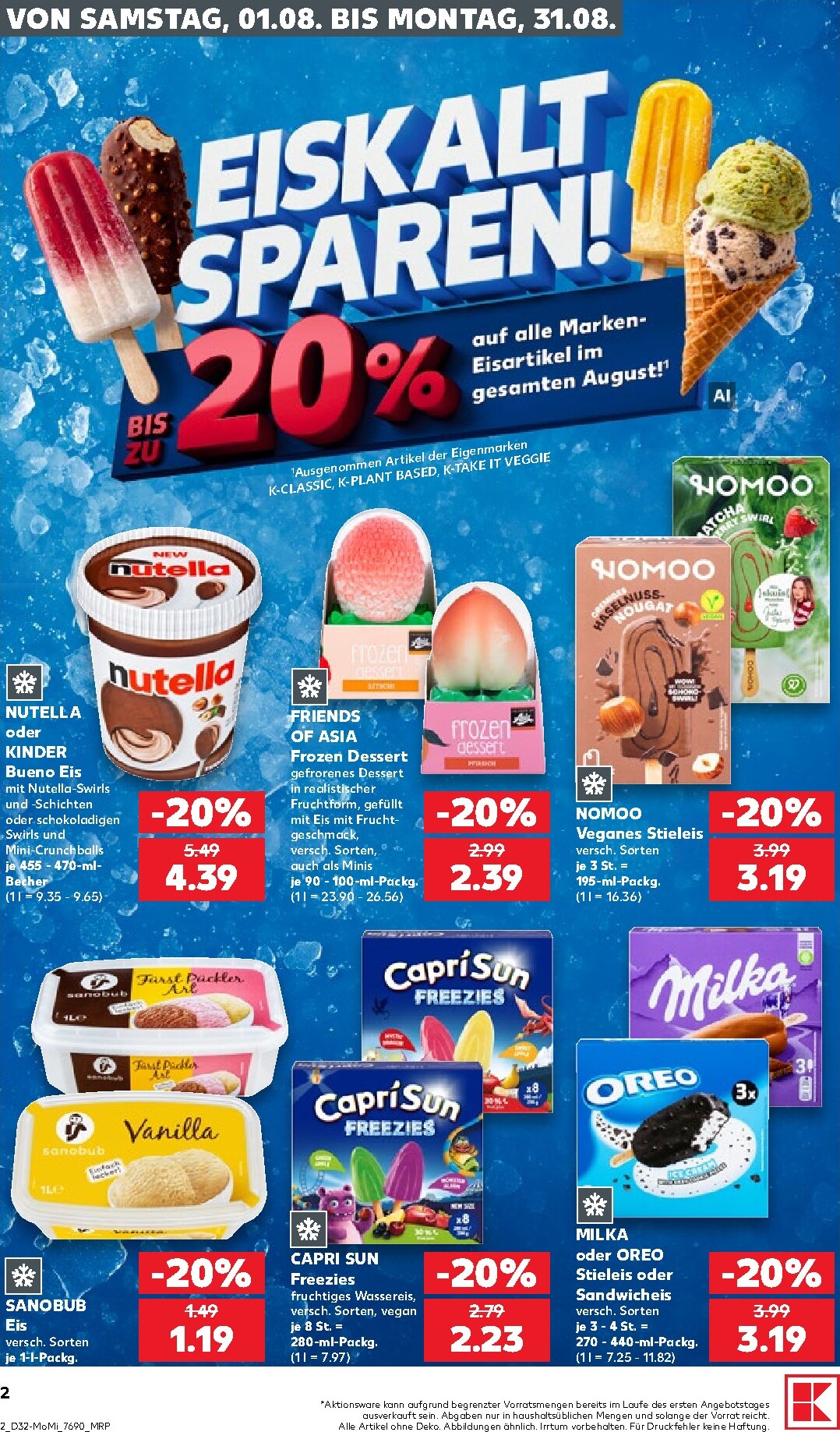 kaufland - Kaufland Prospekt nächste Woche – von Samstag 01.08.2026 bis Montag 31.08.2026 - page: 2