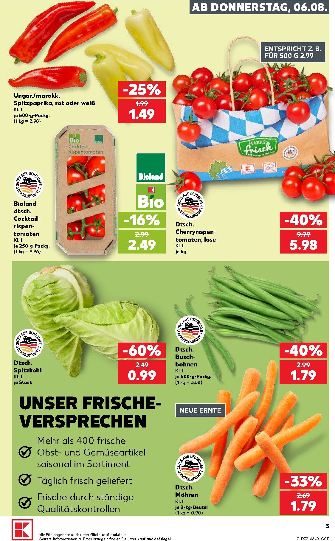 kaufland - Kaufland Prospekt nächste Woche – von Donnerstag 06.08.2026 bis Mittwoch 12.08.2026 - page: 3