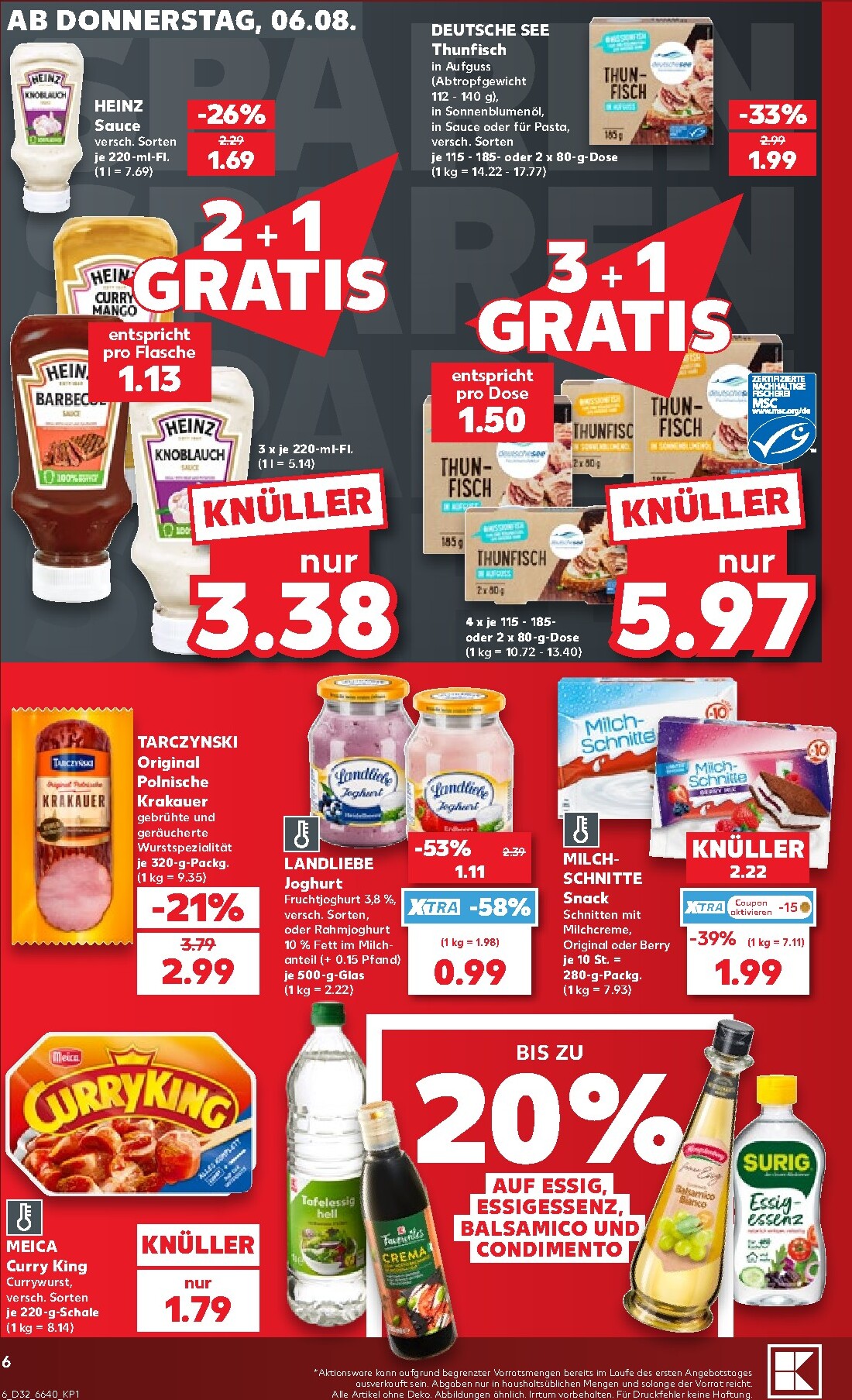 kaufland - Kaufland Prospekt nächste Woche – von Donnerstag 06.08.2026 bis Mittwoch 12.08.2026 - page: 6
