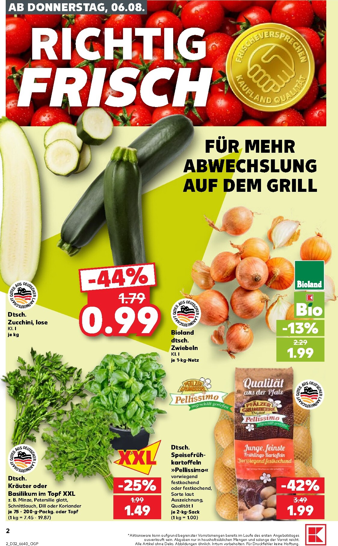kaufland - Kaufland Prospekt nächste Woche – von Donnerstag 06.08.2026 bis Mittwoch 12.08.2026 - page: 2