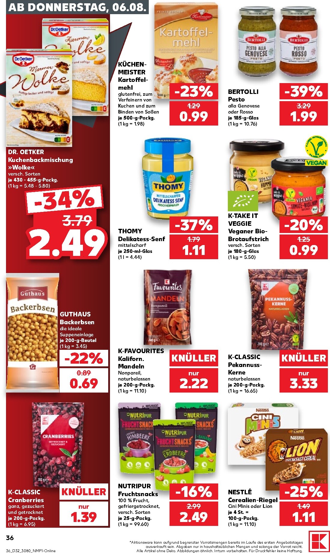 kaufland - Kaufland Prospekt nächste Woche – von Donnerstag 06.08.2026 bis Mittwoch 12.08.2026 - page: 36
