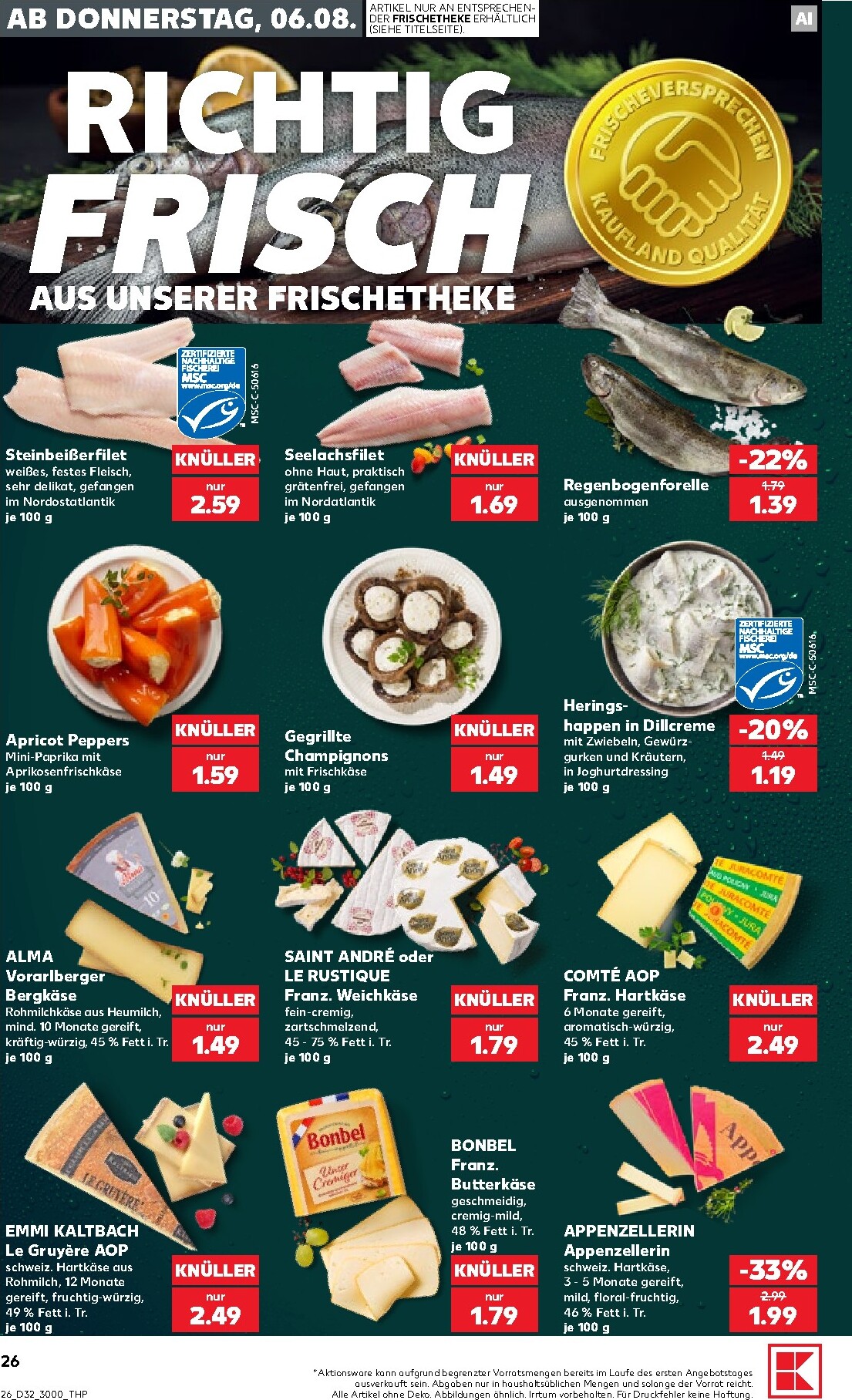 kaufland - Kaufland Prospekt nächste Woche – von Donnerstag 06.08.2026 bis Mittwoch 12.08.2026 - page: 26