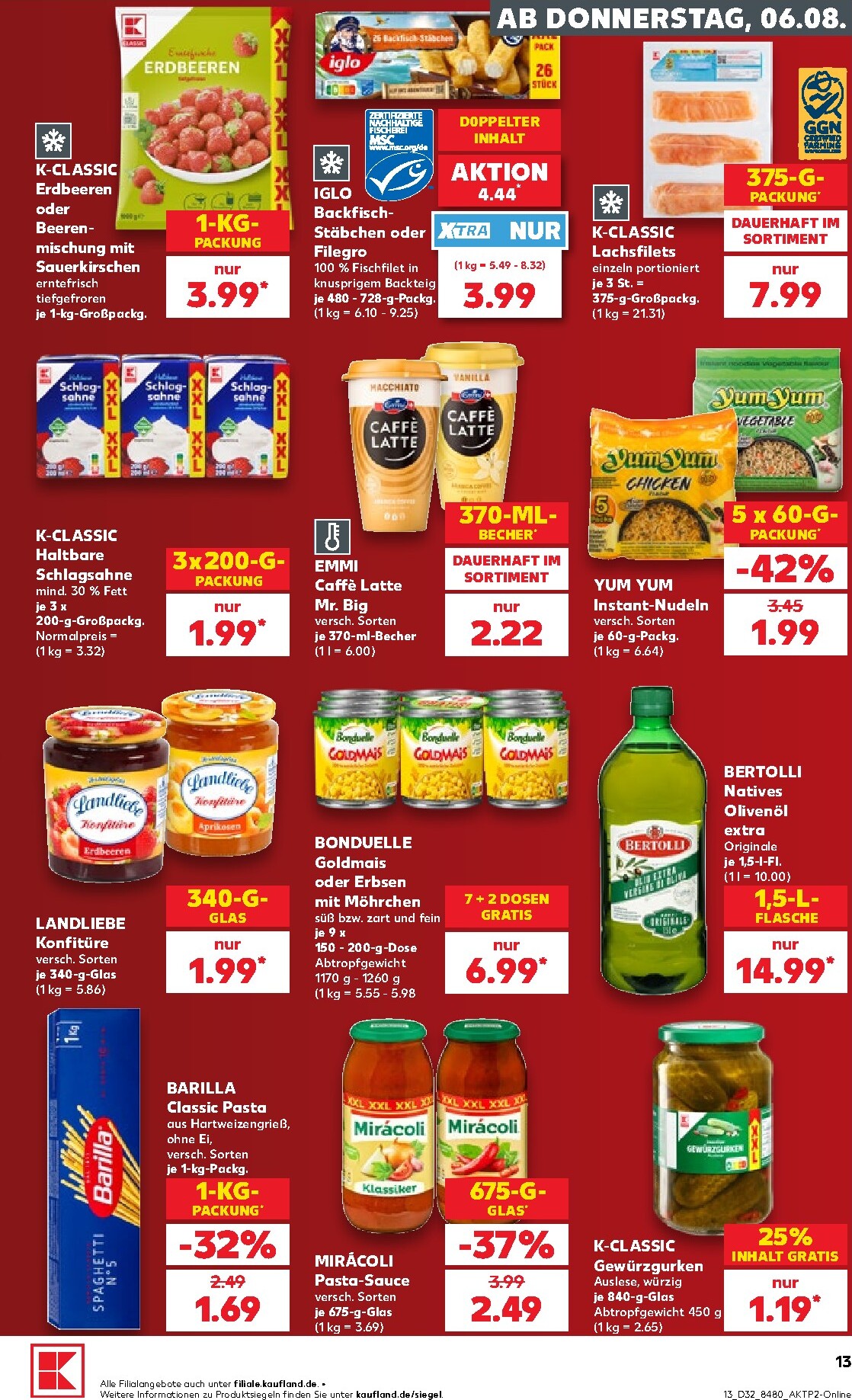 kaufland - Kaufland Prospekt nächste Woche – von Donnerstag 06.08.2026 bis Mittwoch 12.08.2026 - page: 13