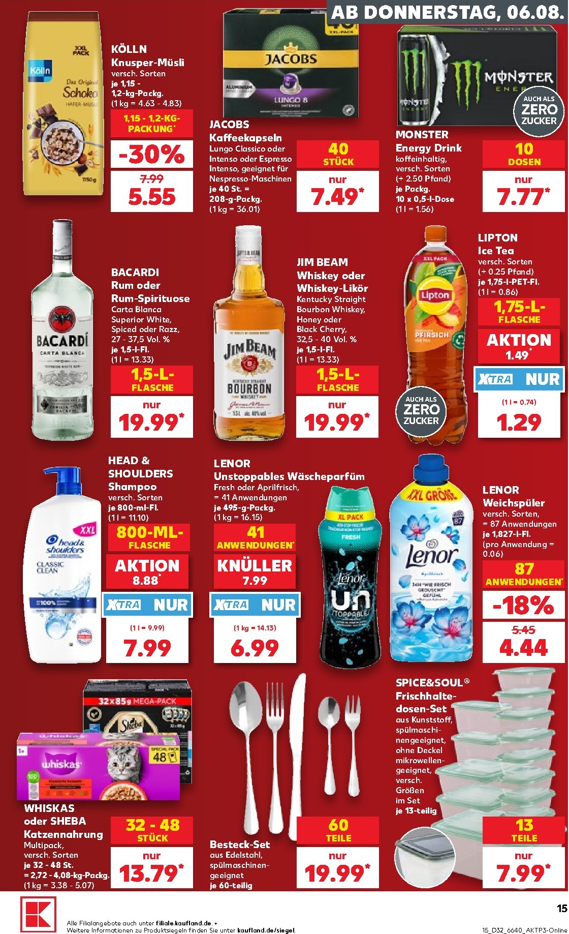 kaufland - Kaufland Prospekt nächste Woche – von Donnerstag 06.08.2026 bis Mittwoch 12.08.2026 - page: 15