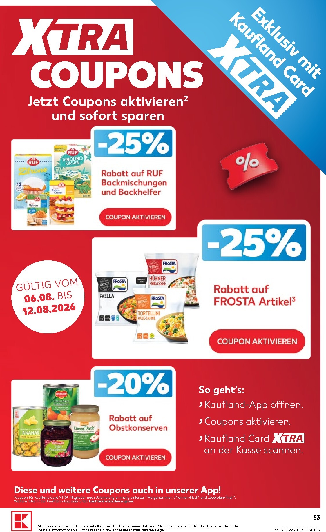 kaufland - Kaufland Prospekt nächste Woche – von Donnerstag 06.08.2026 bis Mittwoch 12.08.2026 - page: 53