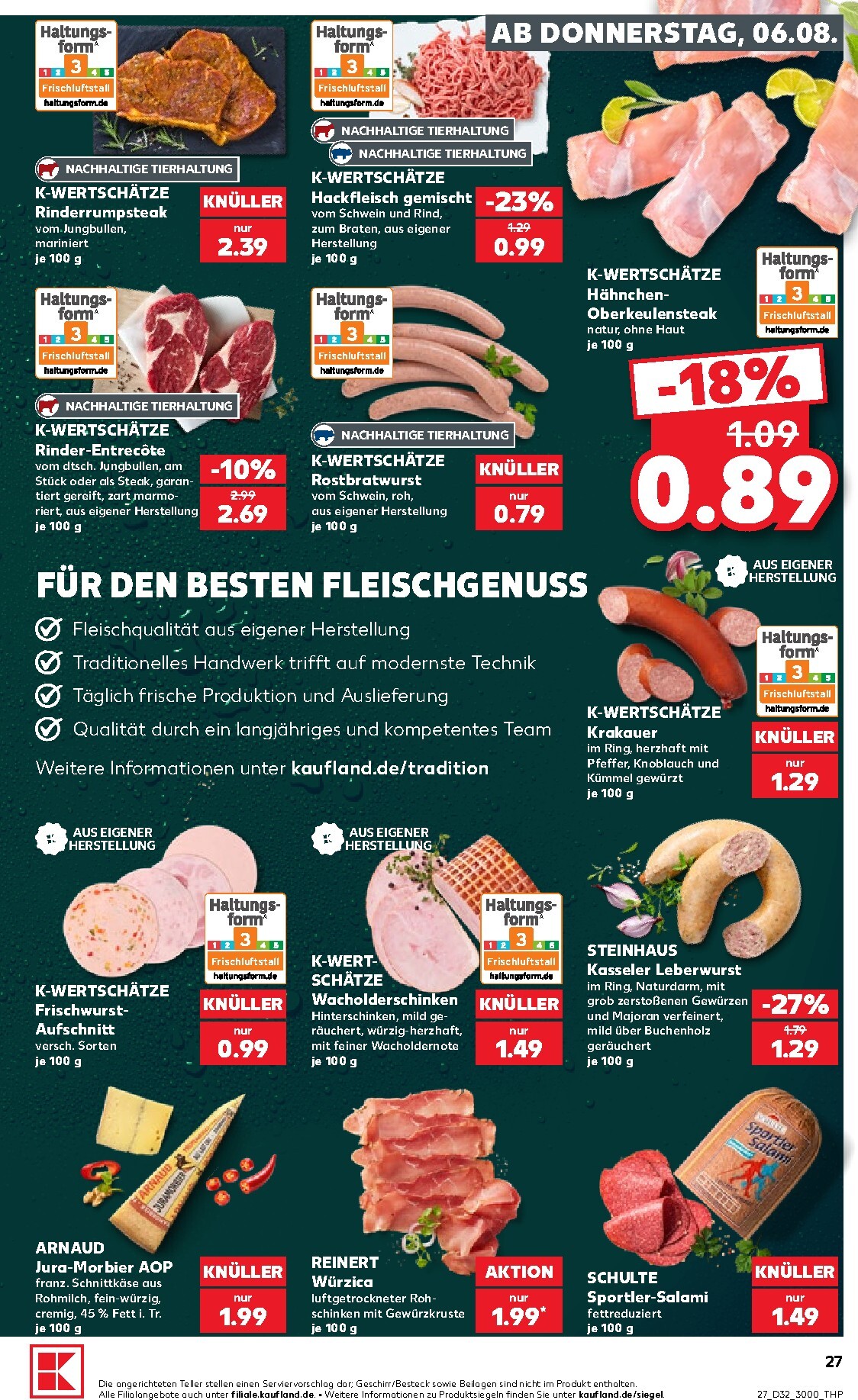 kaufland - Kaufland Prospekt nächste Woche – von Donnerstag 06.08.2026 bis Mittwoch 12.08.2026 - page: 27