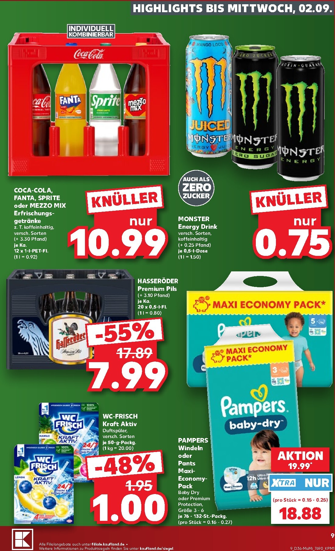 kaufland - Kaufland - Richtig Sparen Prospekt nächste Woche – von Montag 31.08.2026 bis Mittwoch 02.09.2026 - page: 9