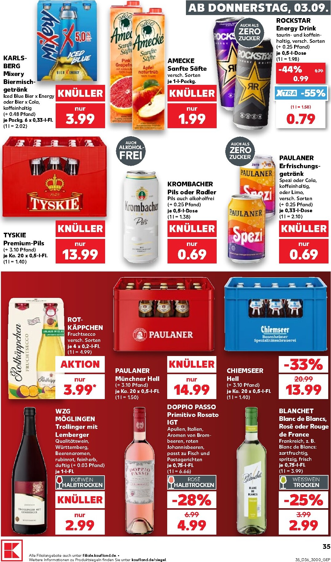 kaufland - Kaufland Prospekt nächste Woche – von Donnerstag 03.09.2026 bis Mittwoch 09.09.2026 - page: 35