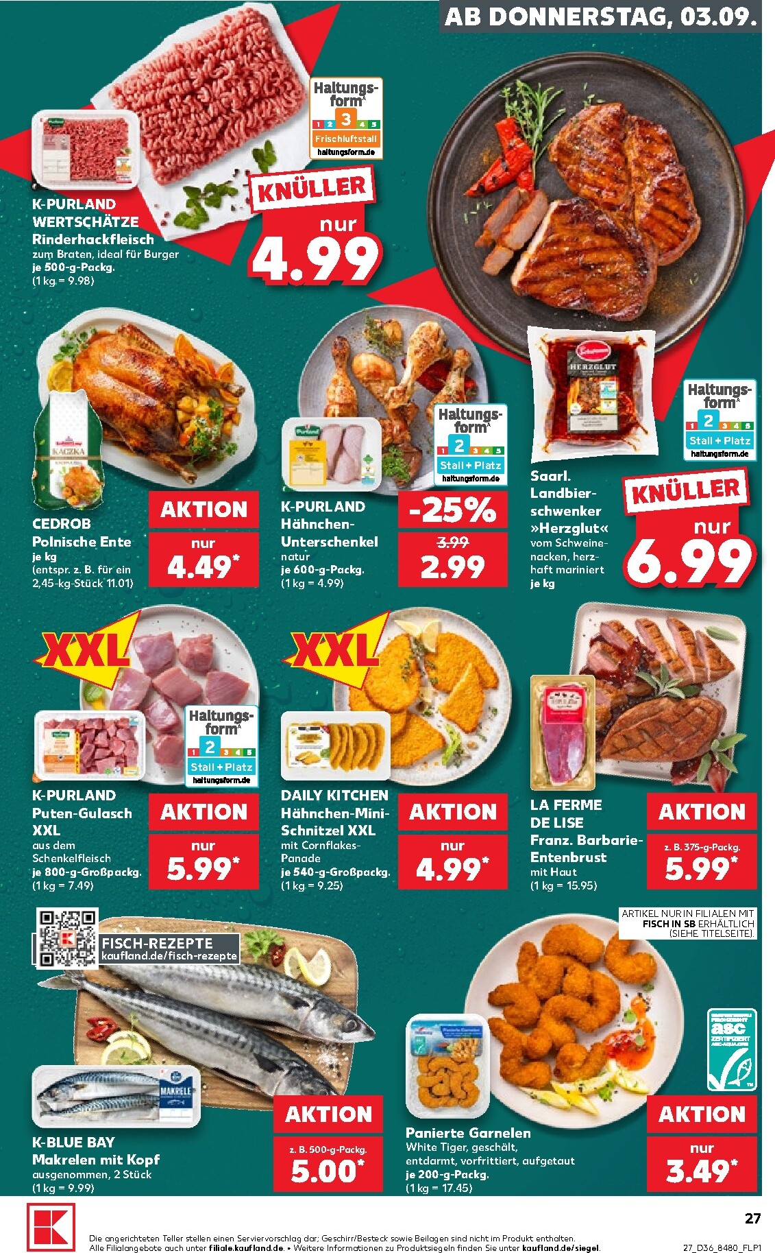 kaufland - Kaufland Prospekt nächste Woche – von Donnerstag 03.09.2026 bis Mittwoch 09.09.2026 - page: 27