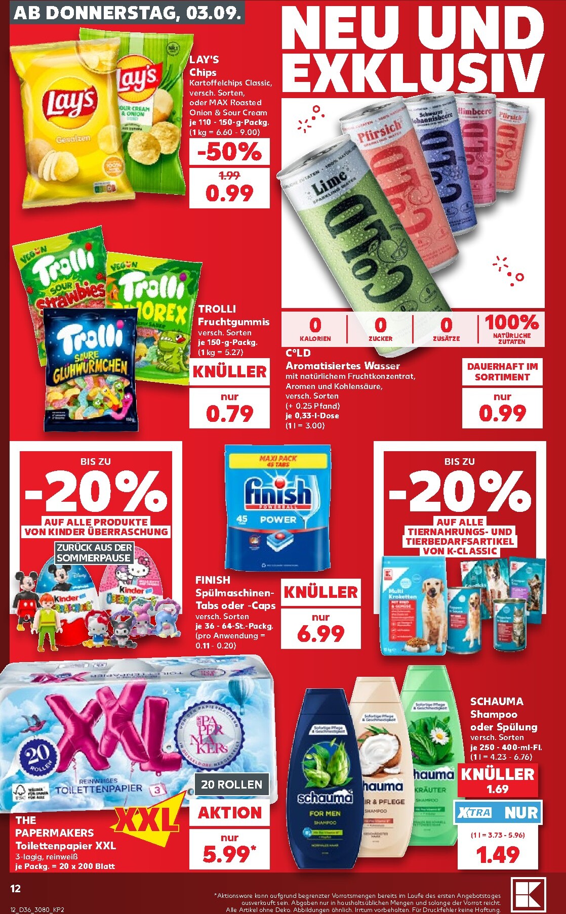 kaufland - Kaufland Prospekt nächste Woche – von Donnerstag 03.09.2026 bis Mittwoch 09.09.2026 - page: 12
