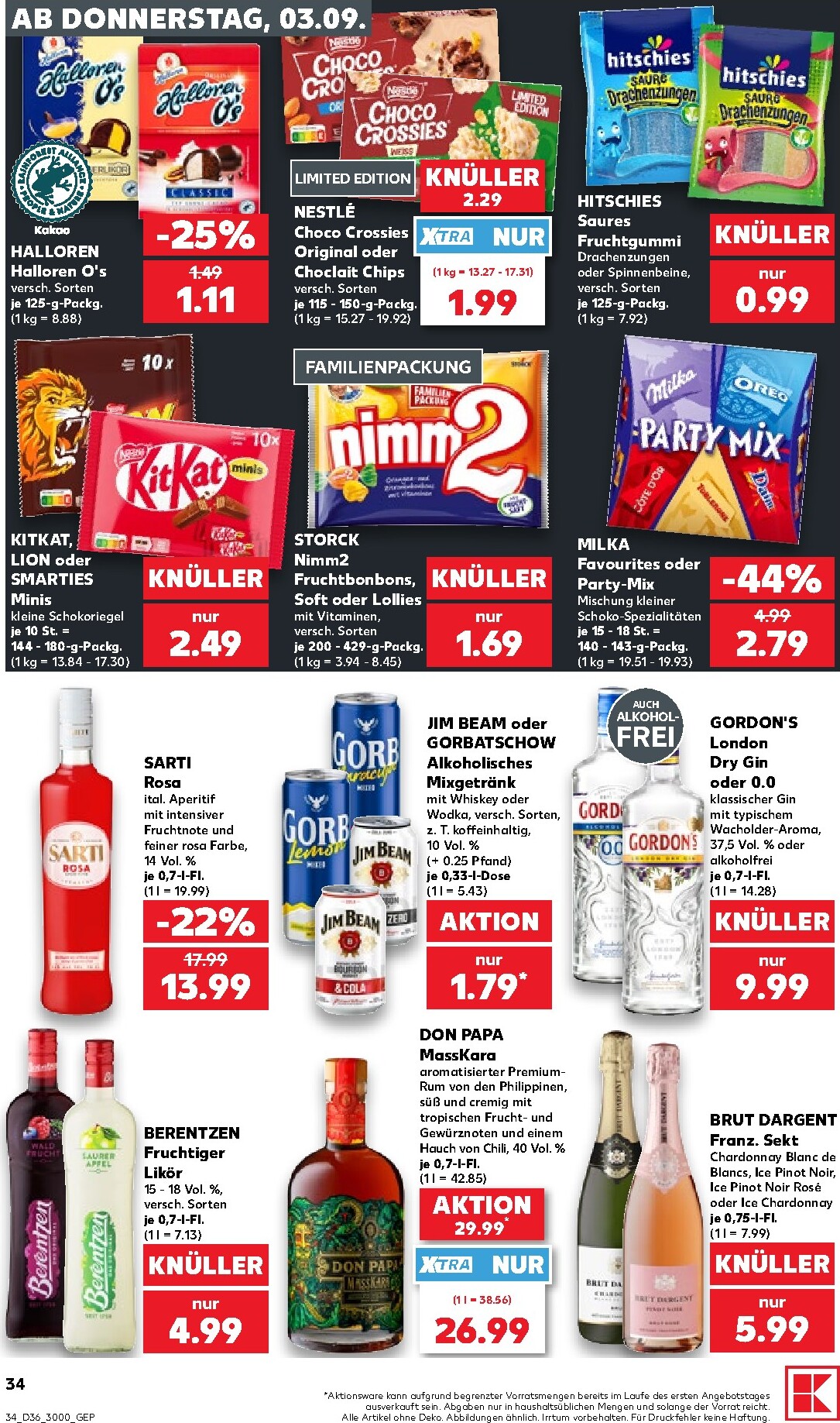 kaufland - Kaufland Prospekt nächste Woche – von Donnerstag 03.09.2026 bis Mittwoch 09.09.2026 - page: 34