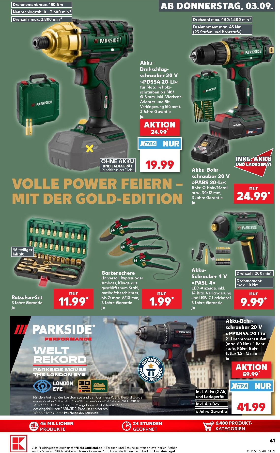 kaufland - Kaufland Prospekt nächste Woche – von Donnerstag 03.09.2026 bis Mittwoch 09.09.2026 - page: 41