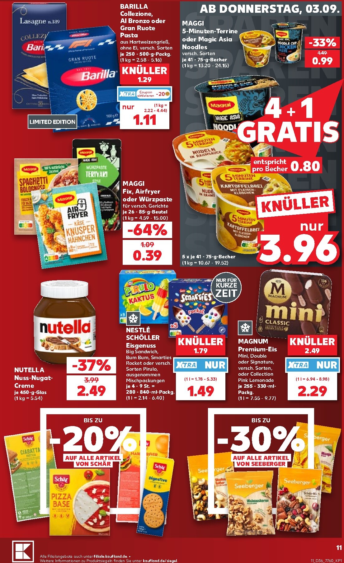 kaufland - Kaufland Prospekt nächste Woche – von Donnerstag 03.09.2026 bis Mittwoch 09.09.2026 - page: 11