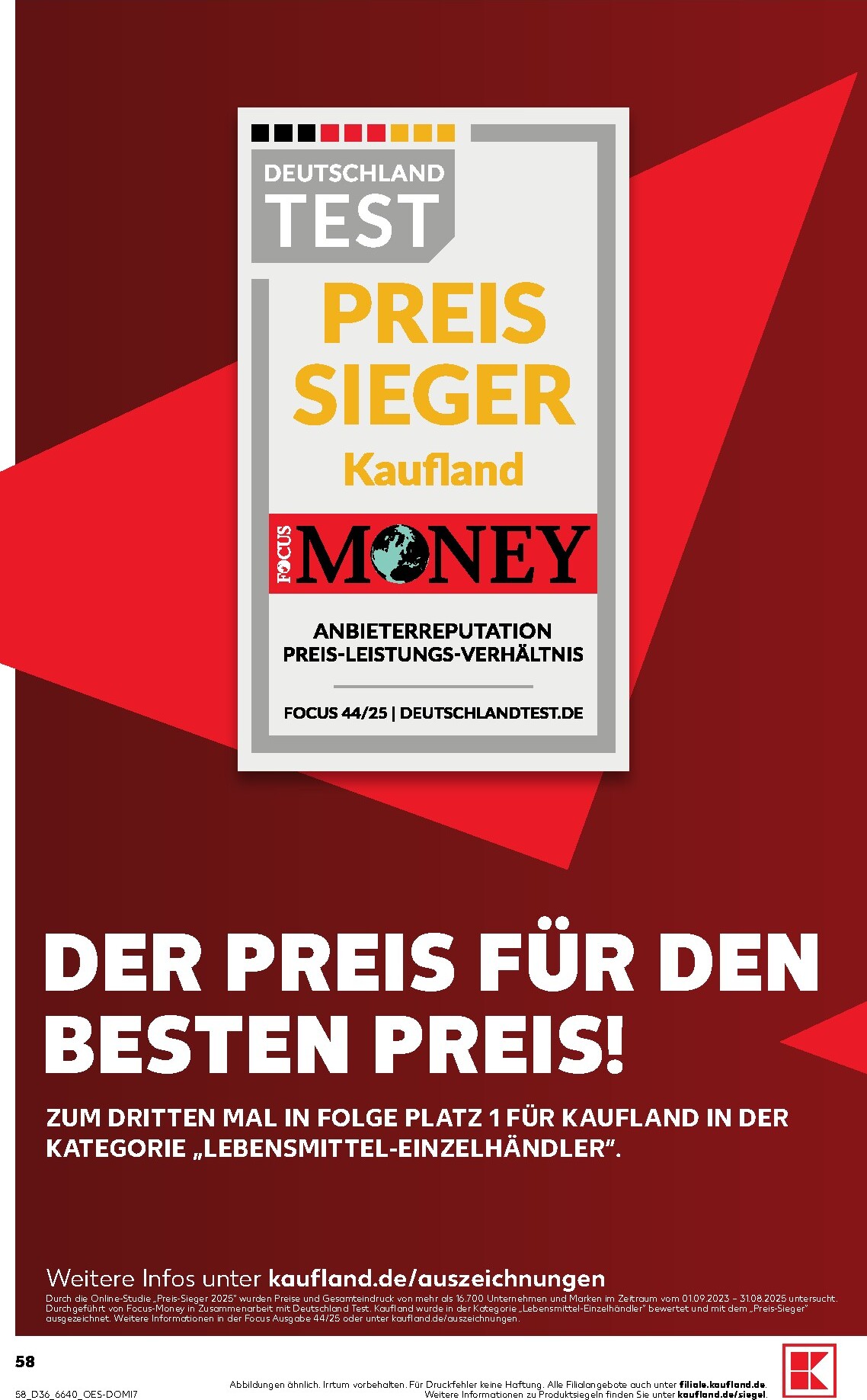 kaufland - Kaufland Prospekt nächste Woche – von Donnerstag 03.09.2026 bis Mittwoch 09.09.2026 - page: 58