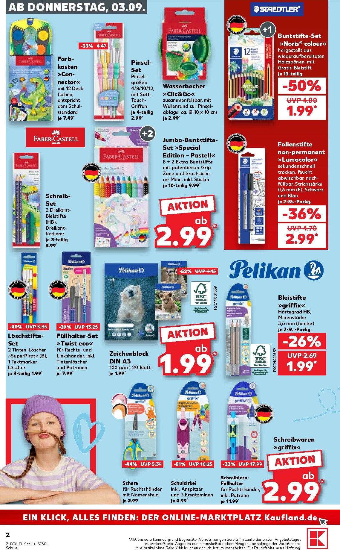 kaufland - Kaufland - Back to School Prospekt nächste Woche – von Donnerstag 03.09.2026 bis Mittwoch 16.09.2026 - page: 2