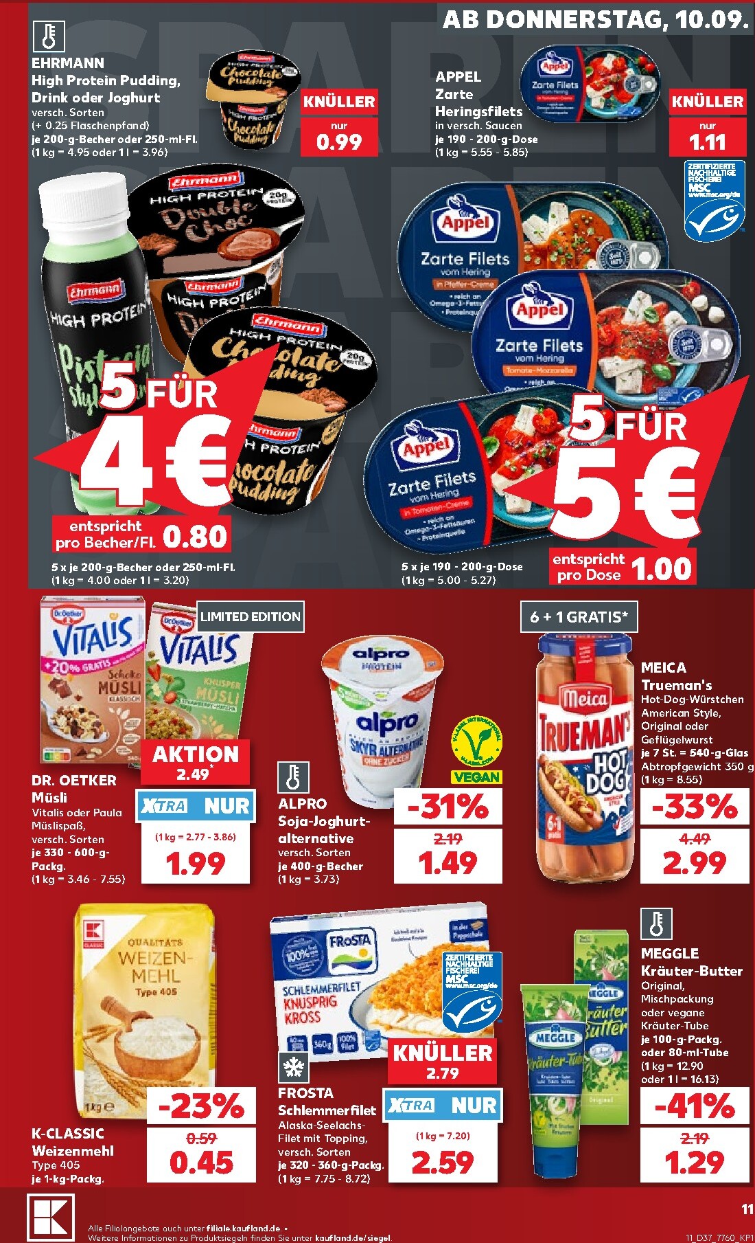 kaufland - Kaufland Prospekt nächste Woche – von Donnerstag 10.09.2026 bis Mittwoch 16.09.2026 - page: 11