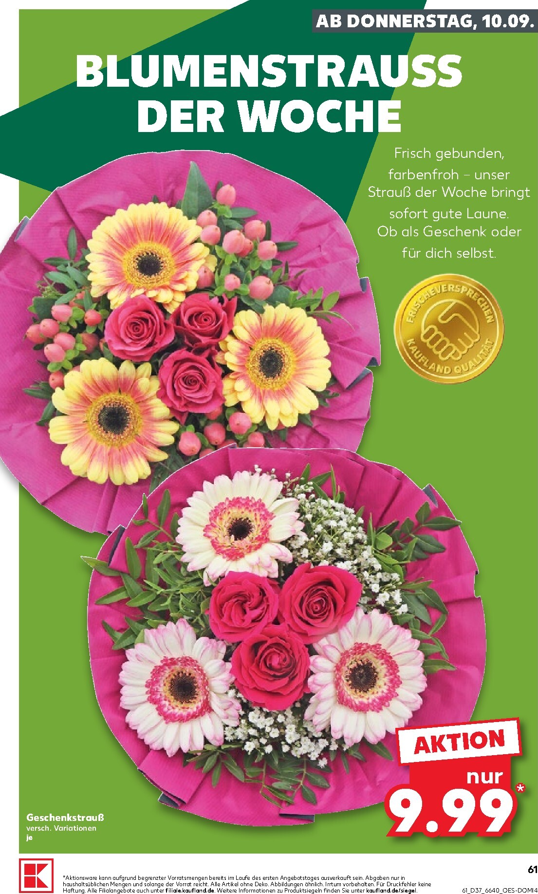 kaufland - Kaufland Prospekt nächste Woche – von Donnerstag 10.09.2026 bis Mittwoch 16.09.2026 - page: 61