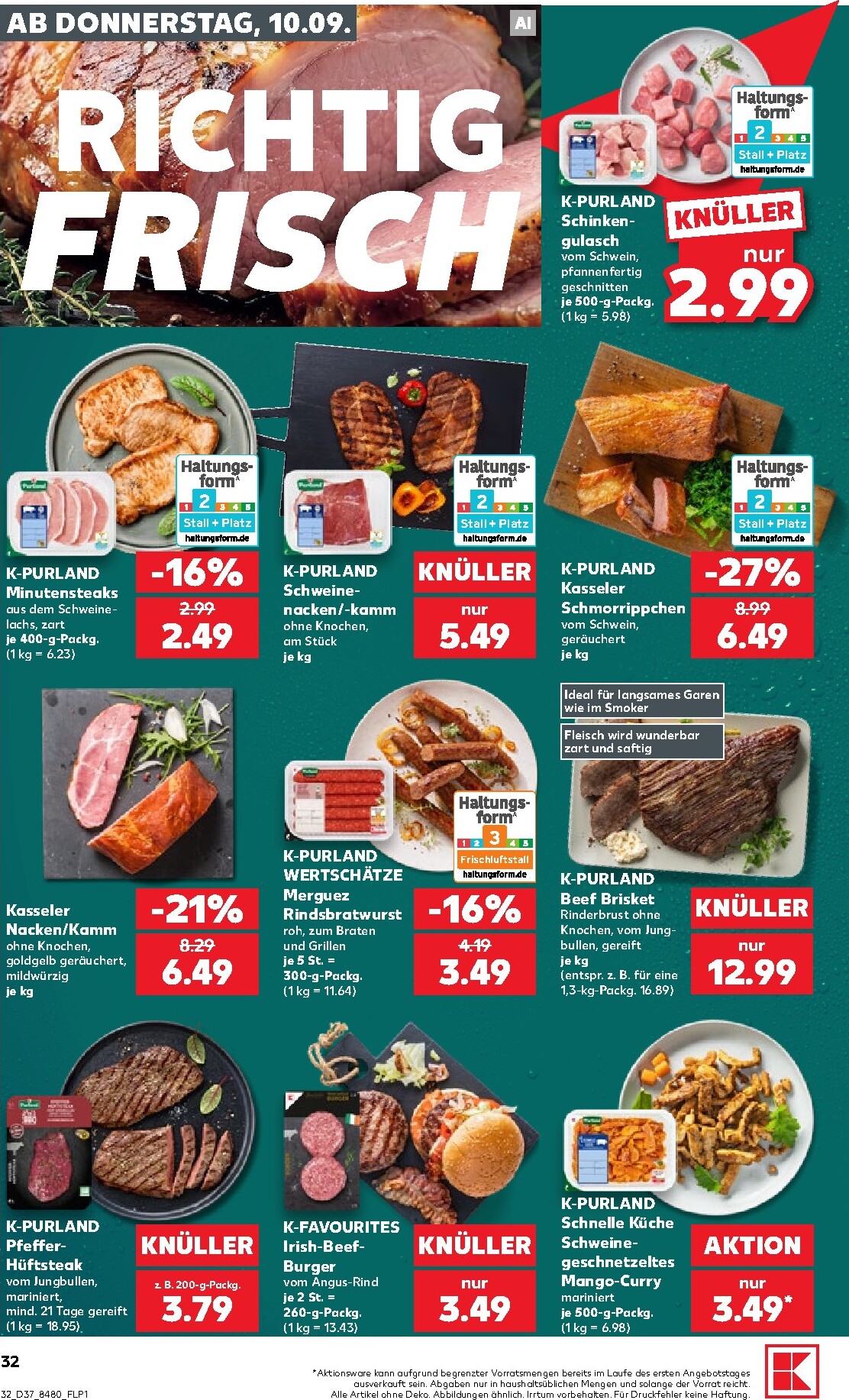 kaufland - Kaufland Prospekt nächste Woche – von Donnerstag 10.09.2026 bis Mittwoch 16.09.2026 - page: 32