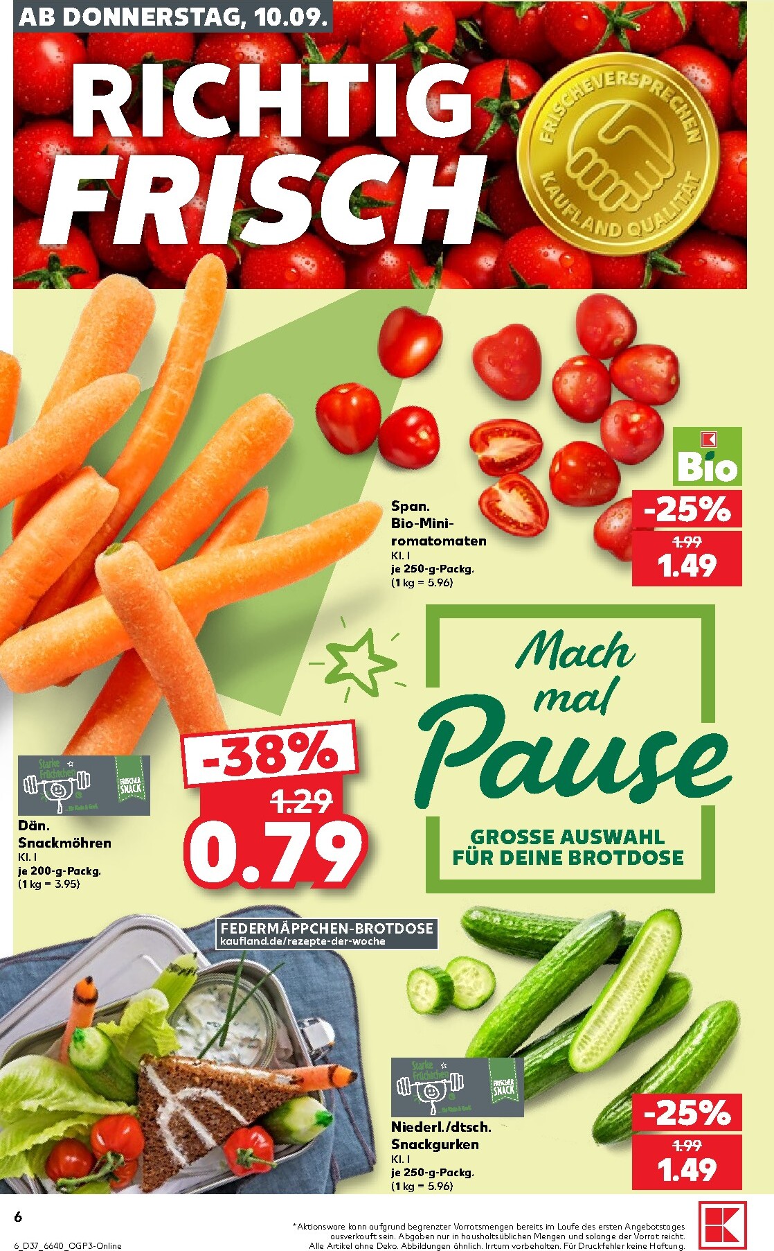 kaufland - Kaufland Prospekt nächste Woche – von Donnerstag 10.09.2026 bis Mittwoch 16.09.2026 - page: 6