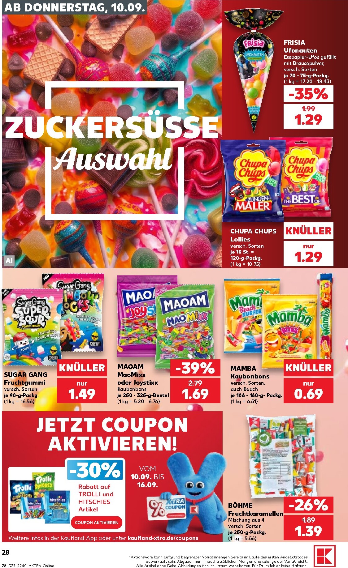 kaufland - Kaufland Prospekt nächste Woche – von Donnerstag 10.09.2026 bis Mittwoch 16.09.2026 - page: 28