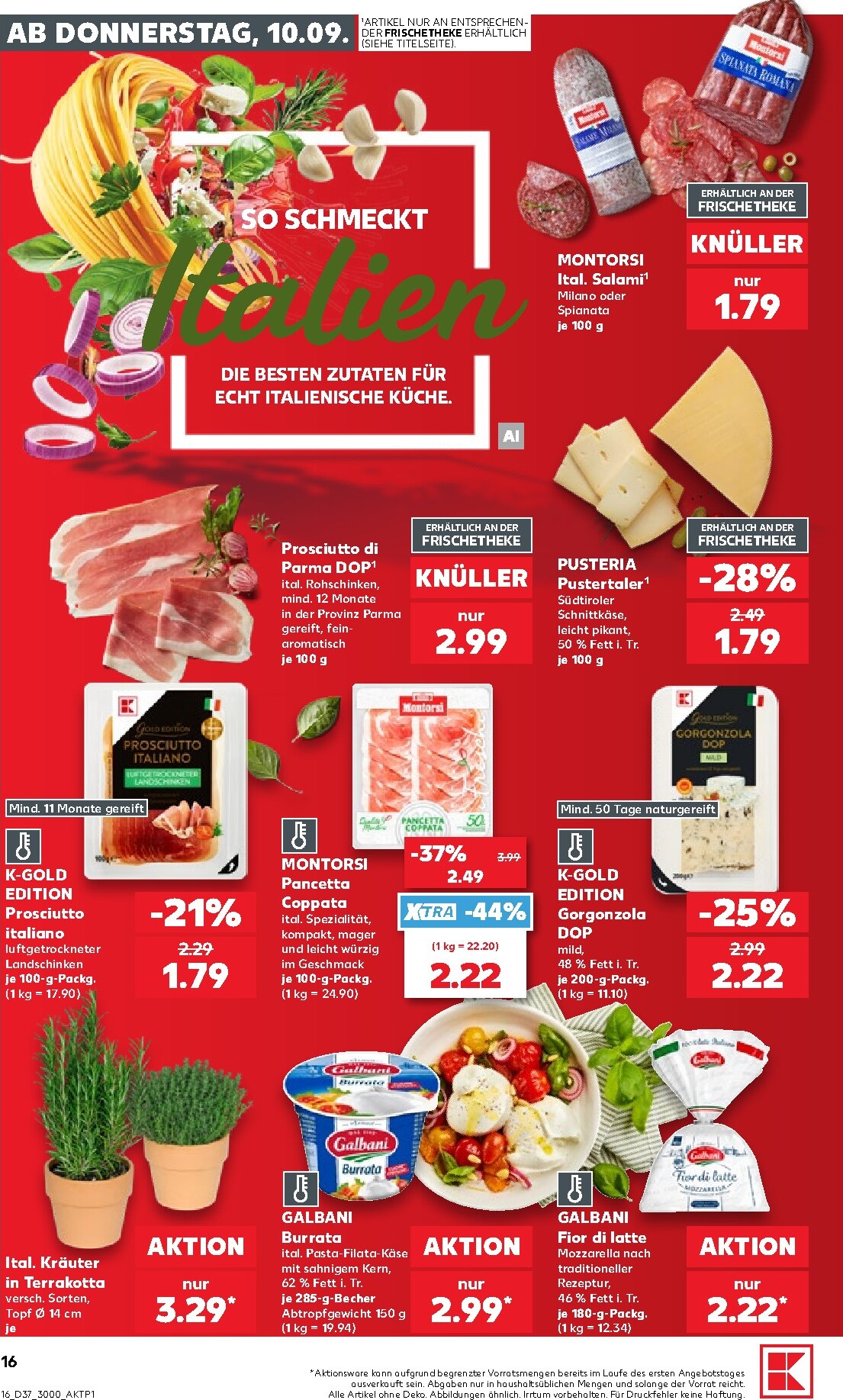 kaufland - Kaufland Prospekt nächste Woche – von Donnerstag 10.09.2026 bis Mittwoch 16.09.2026 - page: 16