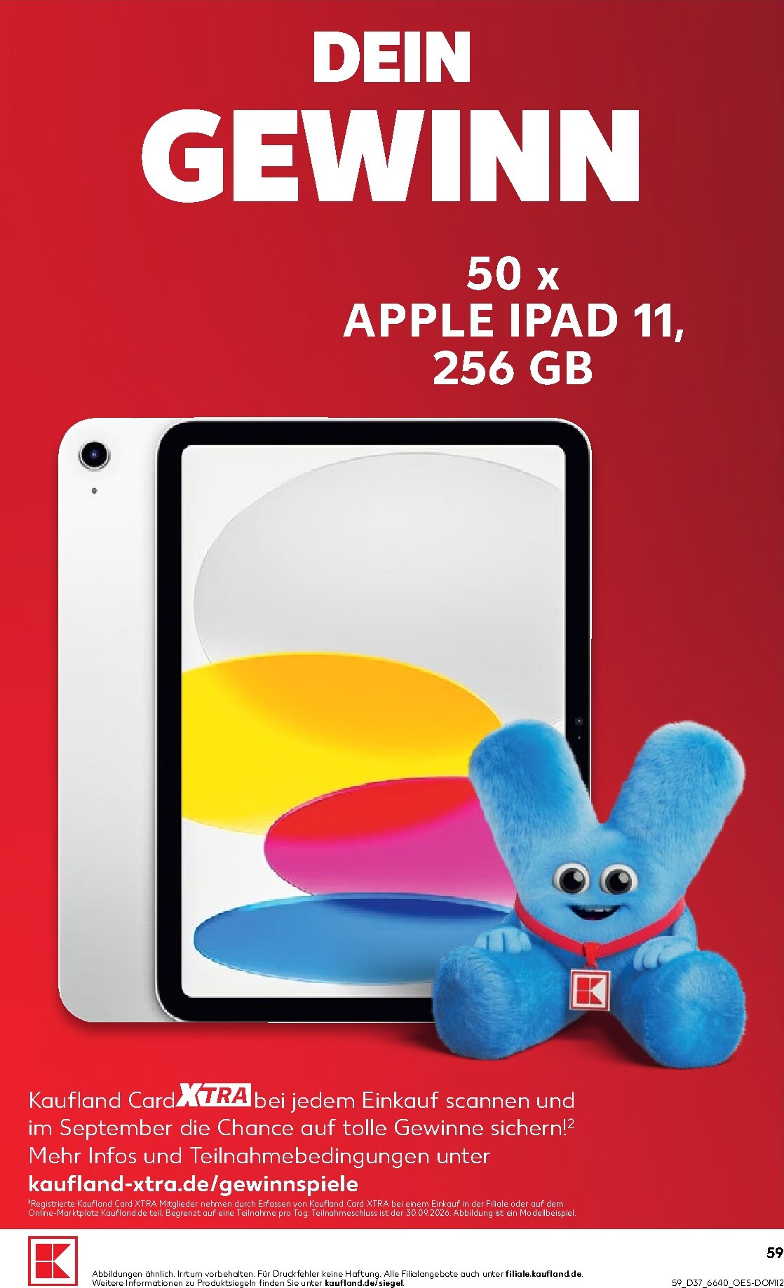 kaufland - Kaufland Prospekt nächste Woche – von Donnerstag 10.09.2026 bis Mittwoch 16.09.2026 - page: 59