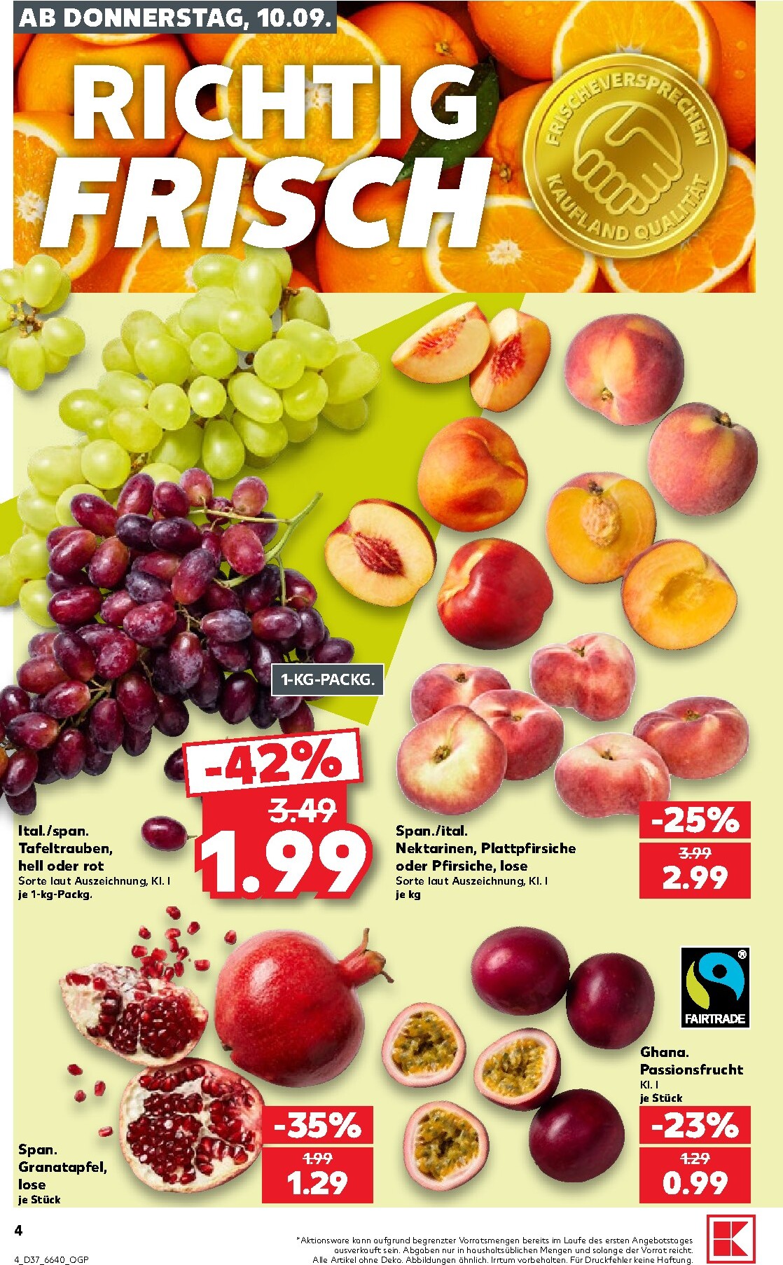 kaufland - Kaufland Prospekt nächste Woche – von Donnerstag 10.09.2026 bis Mittwoch 16.09.2026 - page: 4