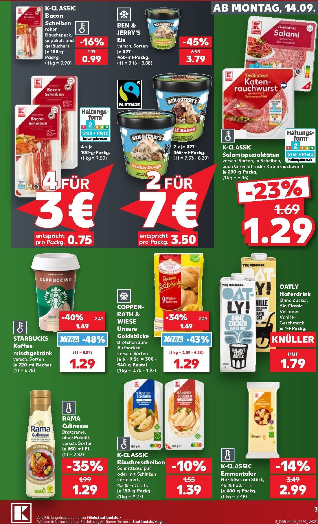 kaufland - Kaufland Prospekt nächste Woche – von Montag 14.09.2026 bis Mittwoch 16.09.2026 - page: 3
