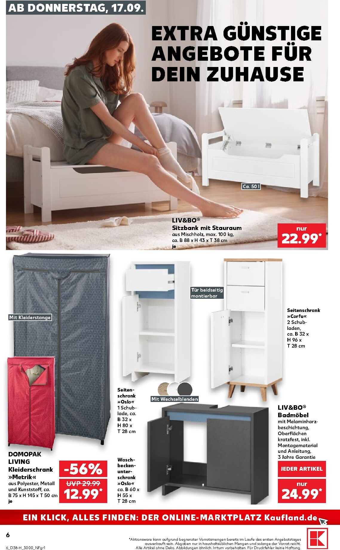 kaufland - Kaufland - Extra angebote Prospekt nächste Woche – von Donnerstag 17.09.2026 bis Mittwoch 23.09.2026 - page: 6