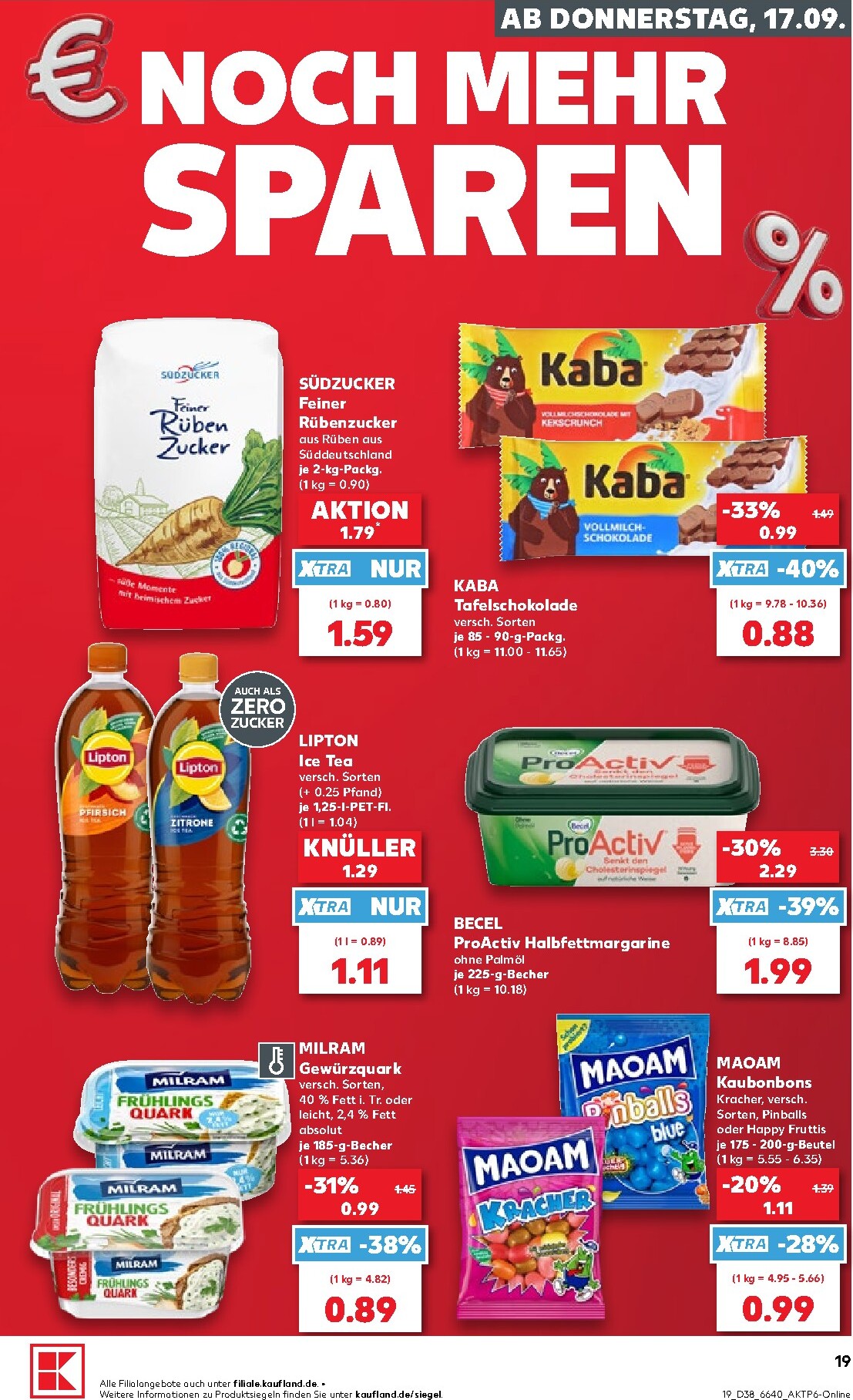 kaufland - Kaufland Prospekt nächste Woche – von Donnerstag 17.09.2026 bis Mittwoch 23.09.2026 - page: 19