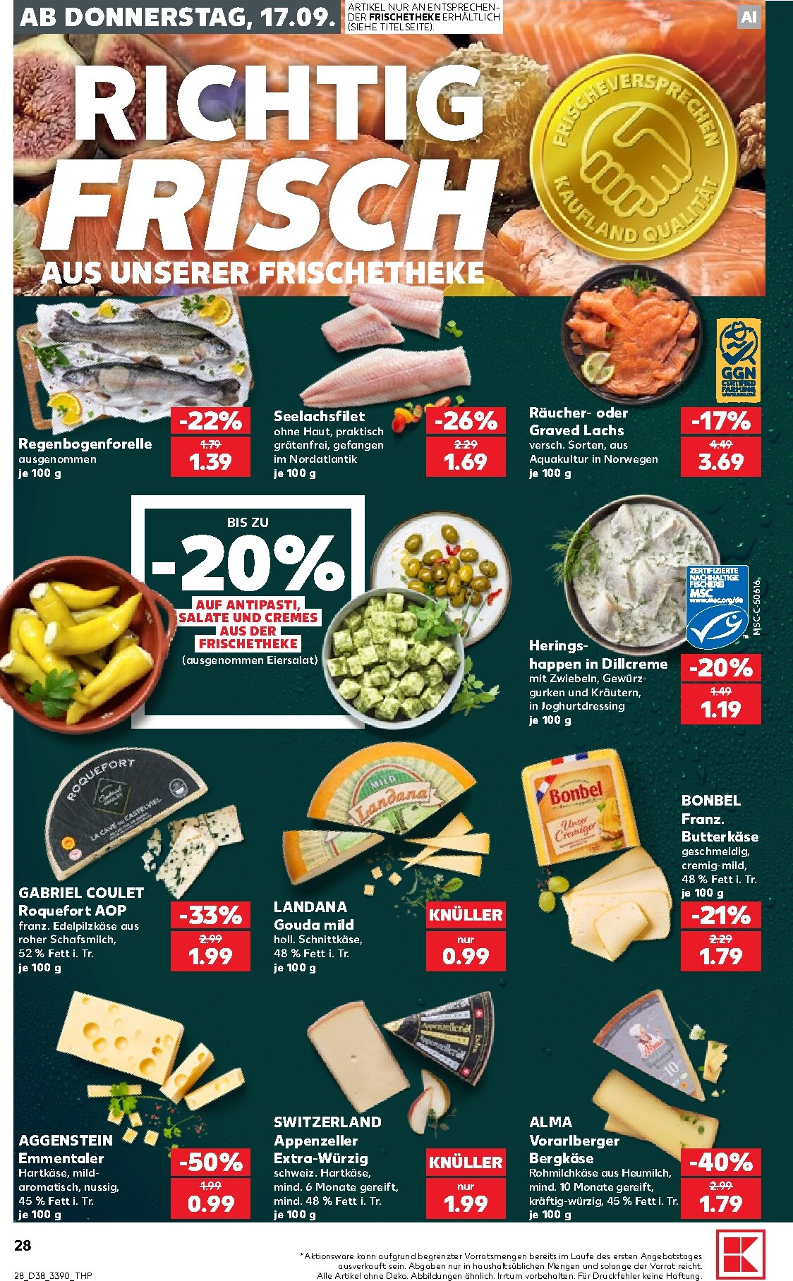 kaufland - Kaufland Prospekt nächste Woche – von Donnerstag 17.09.2026 bis Mittwoch 23.09.2026 - page: 28