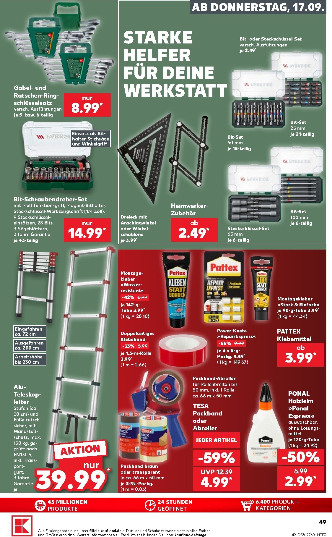 kaufland - Kaufland Prospekt nächste Woche – von Donnerstag 17.09.2026 bis Mittwoch 23.09.2026 - page: 49