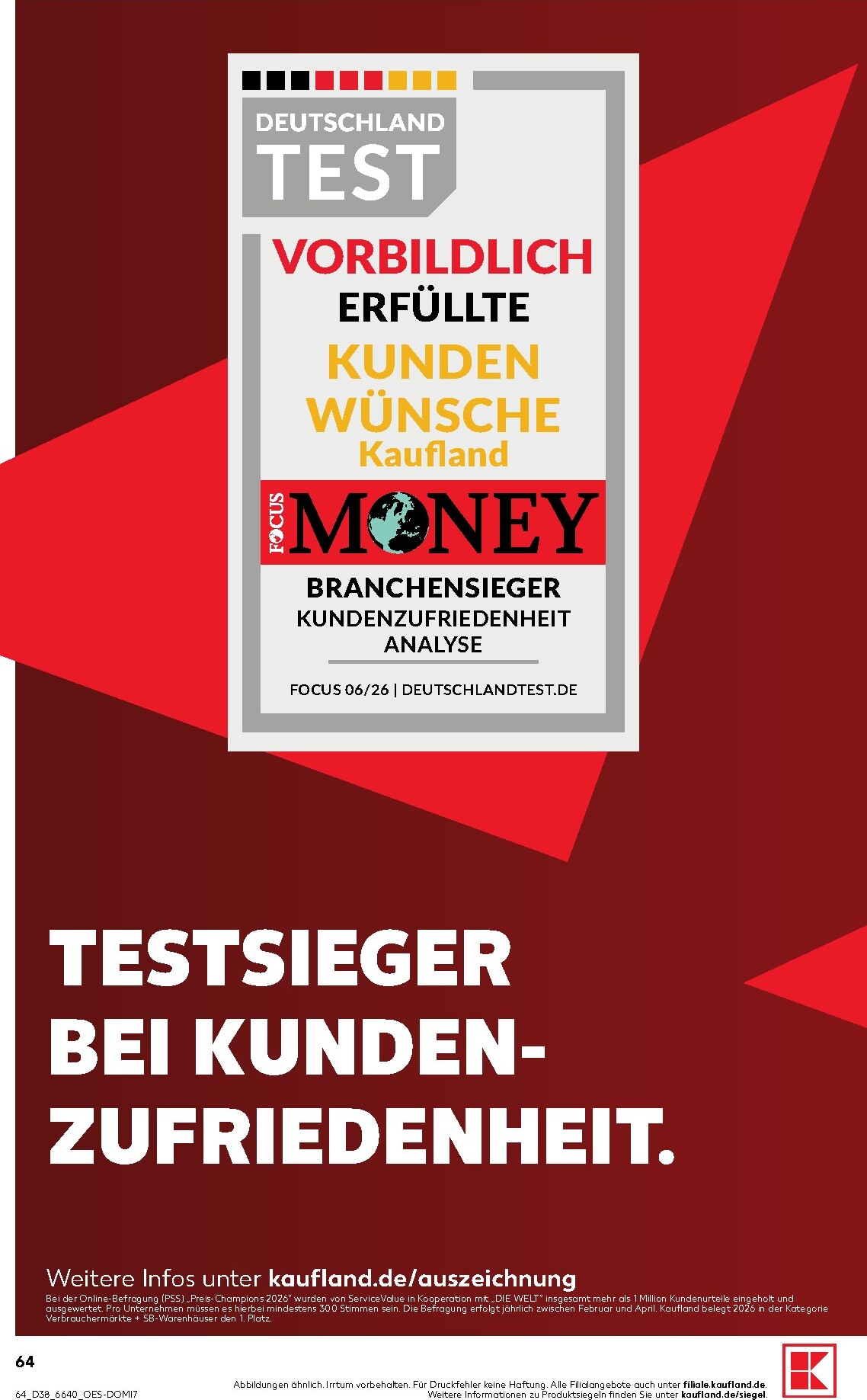 kaufland - Kaufland Prospekt nächste Woche – von Donnerstag 17.09.2026 bis Mittwoch 23.09.2026 - page: 64