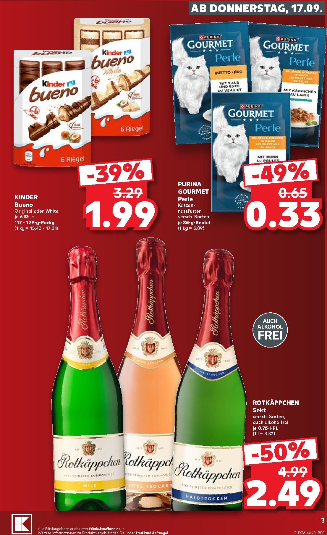 kaufland - Kaufland Prospekt nächste Woche – von Donnerstag 17.09.2026 bis Mittwoch 23.09.2026 - page: 3