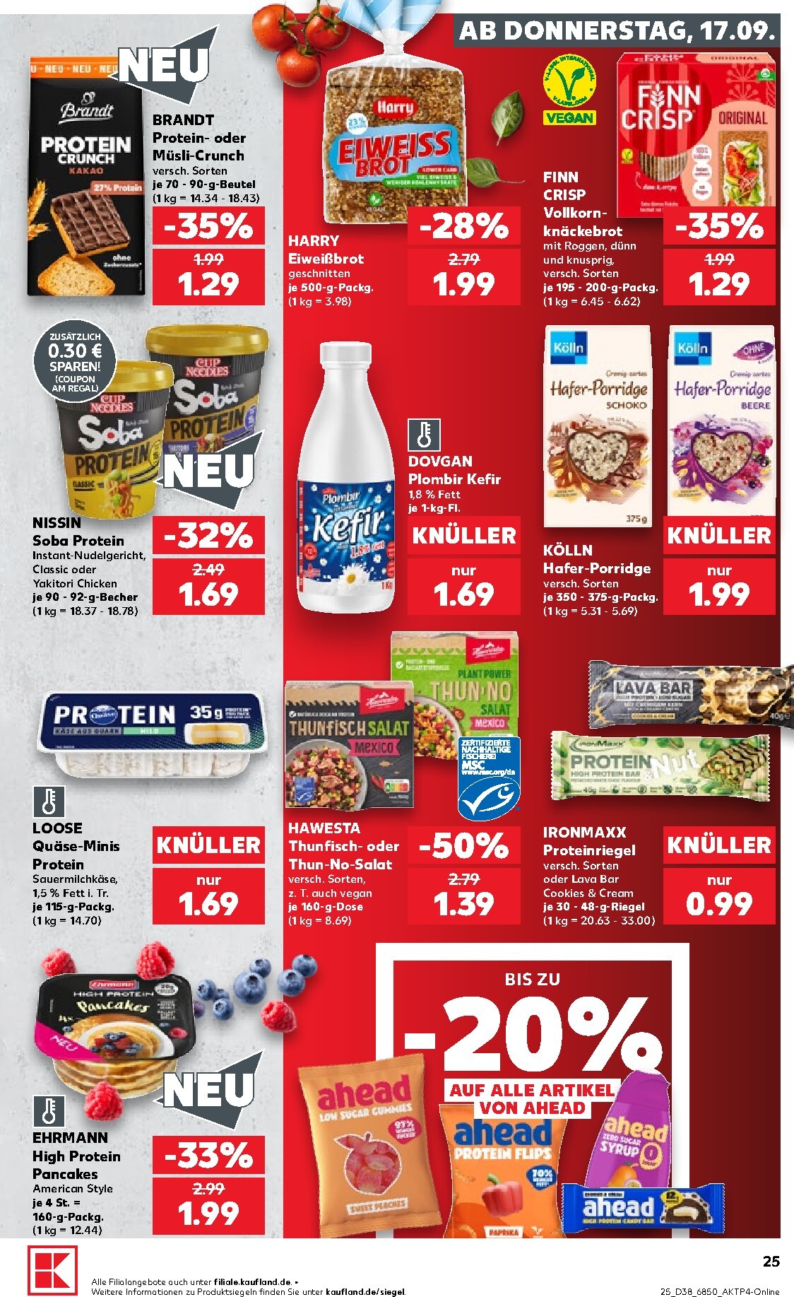 kaufland - Kaufland Prospekt nächste Woche – von Donnerstag 17.09.2026 bis Mittwoch 23.09.2026 - page: 25