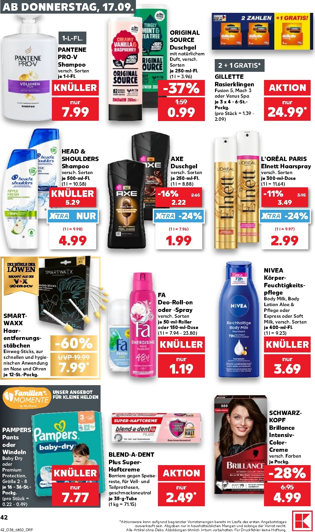 kaufland - Kaufland Prospekt nächste Woche – von Donnerstag 17.09.2026 bis Mittwoch 23.09.2026 - page: 42