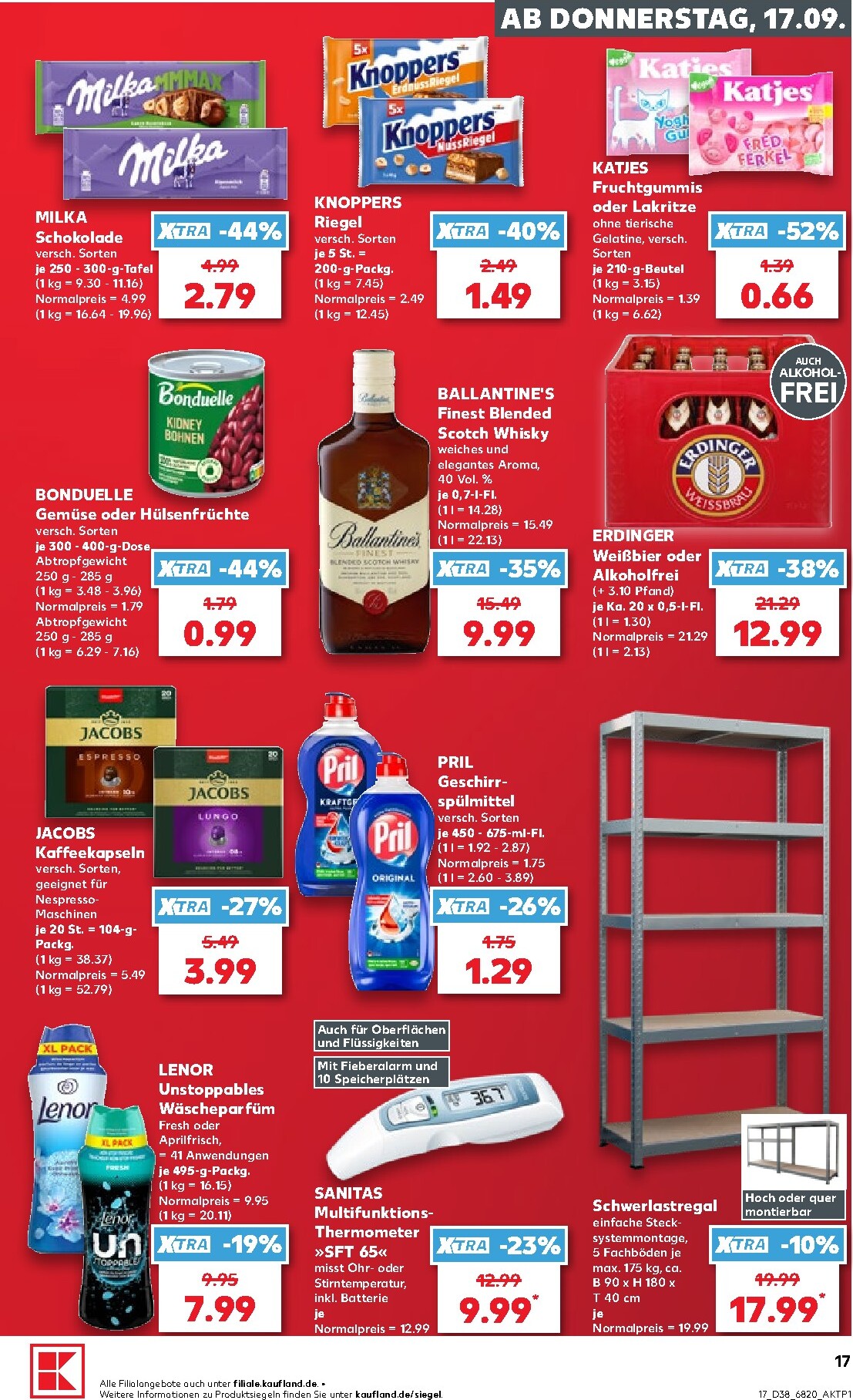 kaufland - Kaufland Prospekt nächste Woche – von Donnerstag 17.09.2026 bis Mittwoch 23.09.2026 - page: 17