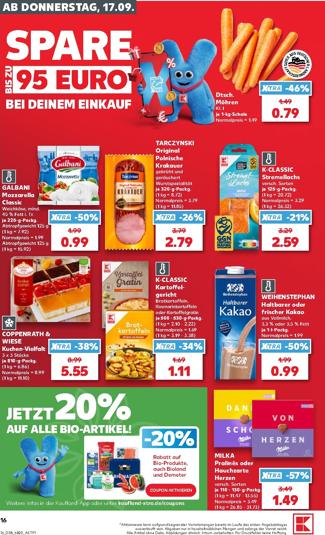 kaufland - Kaufland Prospekt nächste Woche – von Donnerstag 17.09.2026 bis Mittwoch 23.09.2026 - page: 16