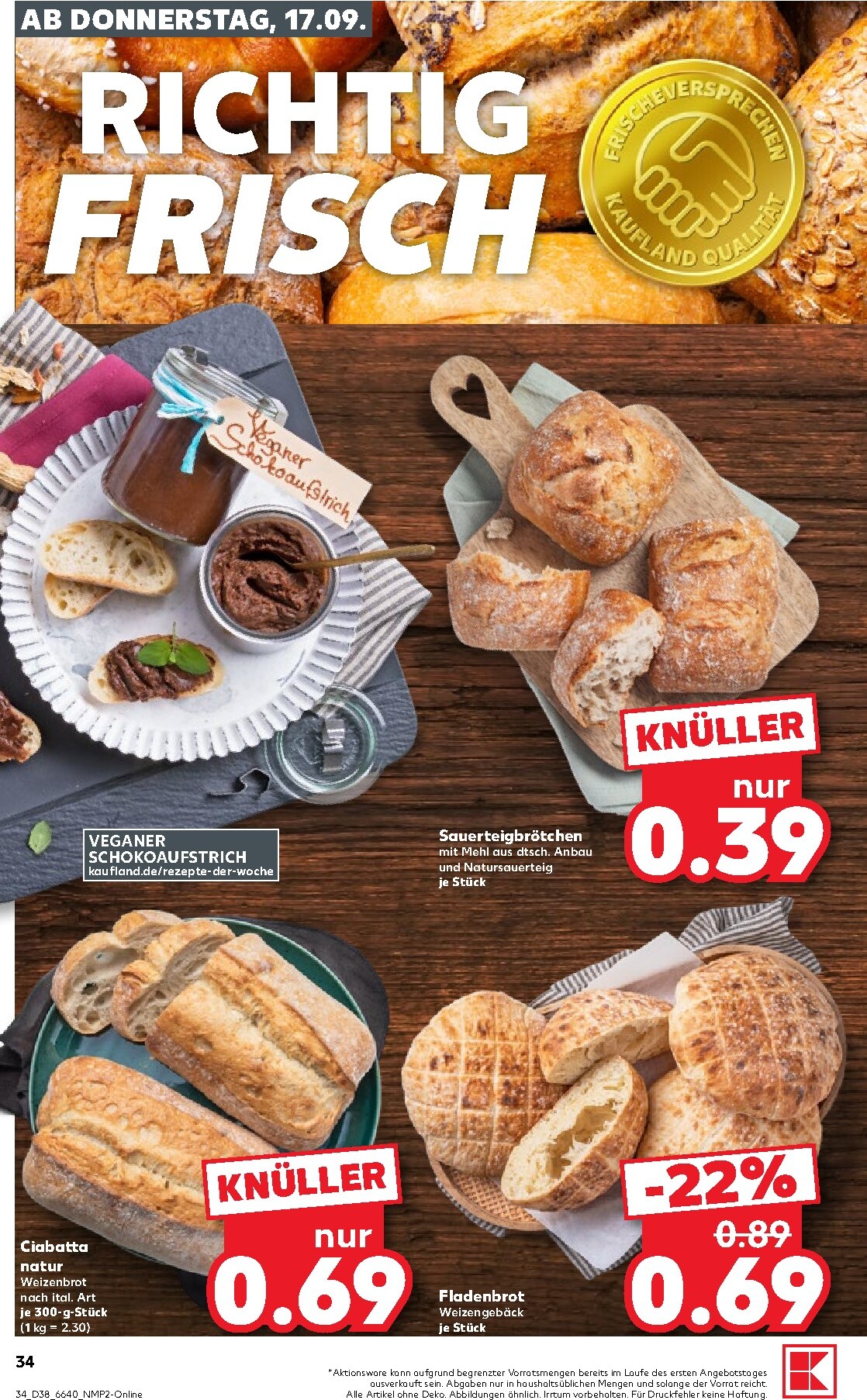 kaufland - Kaufland Prospekt nächste Woche – von Donnerstag 17.09.2026 bis Mittwoch 23.09.2026 - page: 34