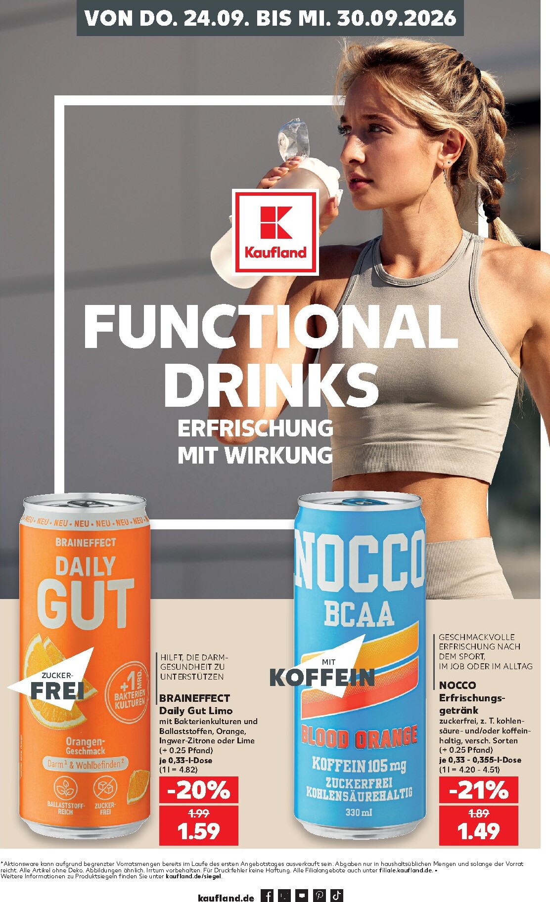 kaufland - Kaufland - Functional Drinks Prospekt nächste Woche – von Donnerstag 24.09.2026 bis Mittwoch 30.09.2026