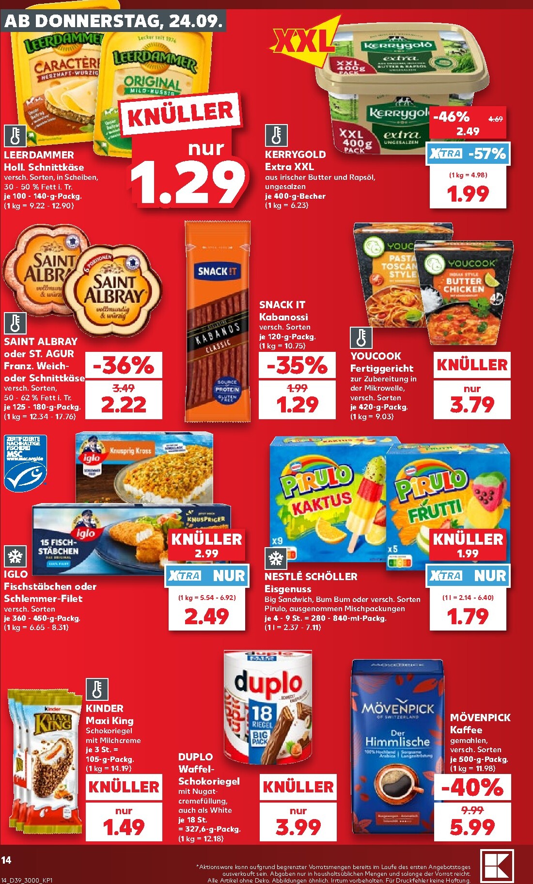 kaufland - Kaufland Prospekt nächste Woche – von Donnerstag 24.09.2026 bis Mittwoch 30.09.2026 - page: 14