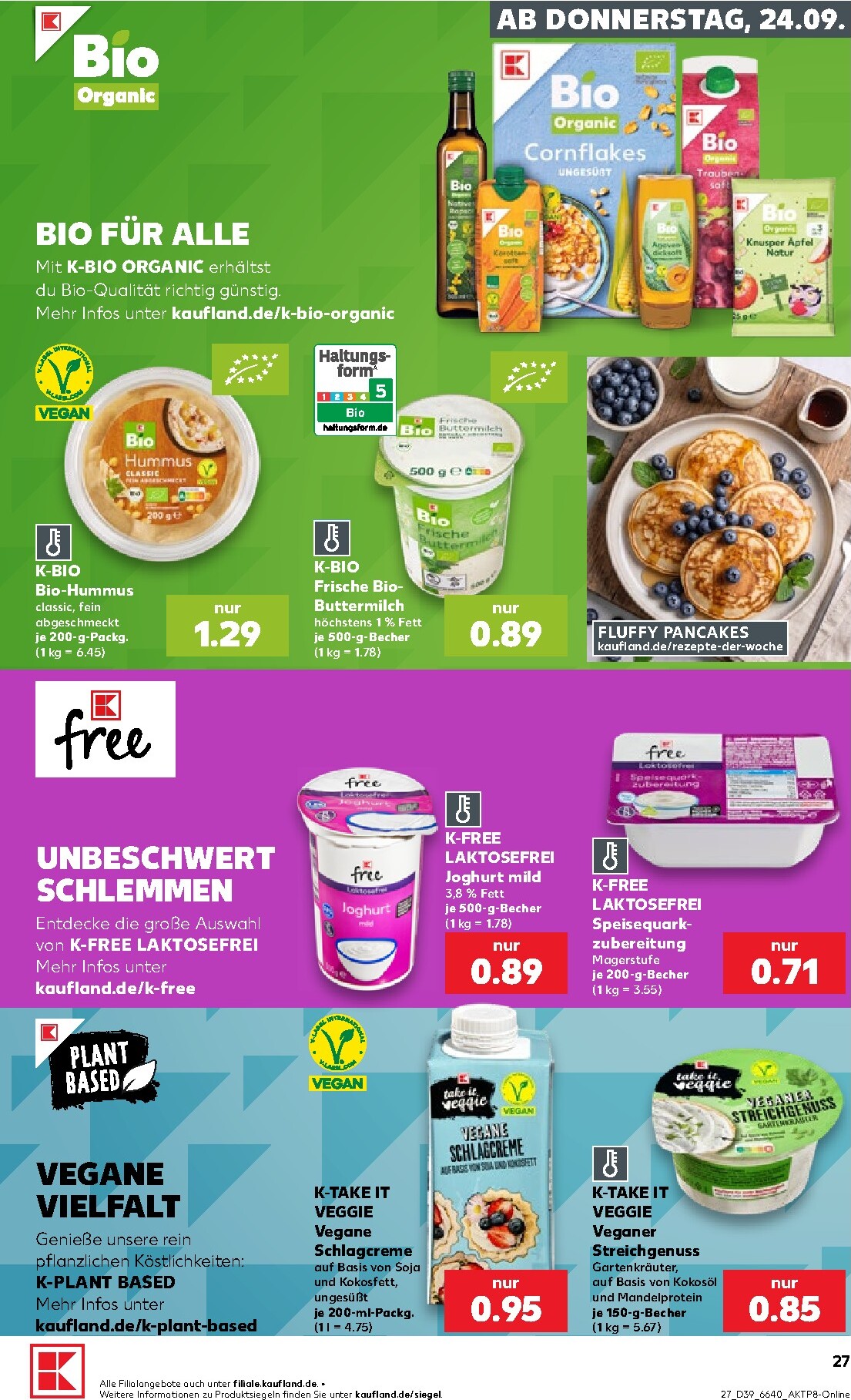 kaufland - Kaufland Prospekt nächste Woche – von Donnerstag 24.09.2026 bis Mittwoch 30.09.2026 - page: 27