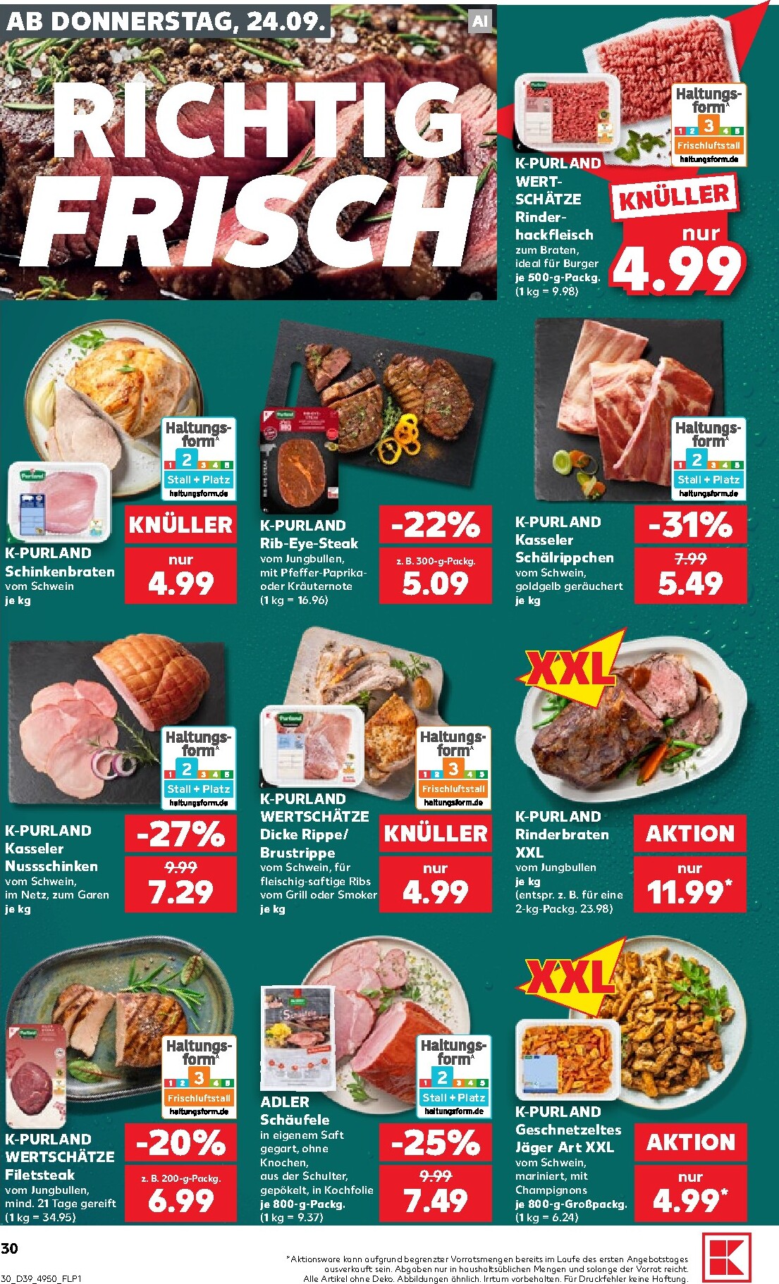 kaufland - Kaufland Prospekt nächste Woche – von Donnerstag 24.09.2026 bis Mittwoch 30.09.2026 - page: 30