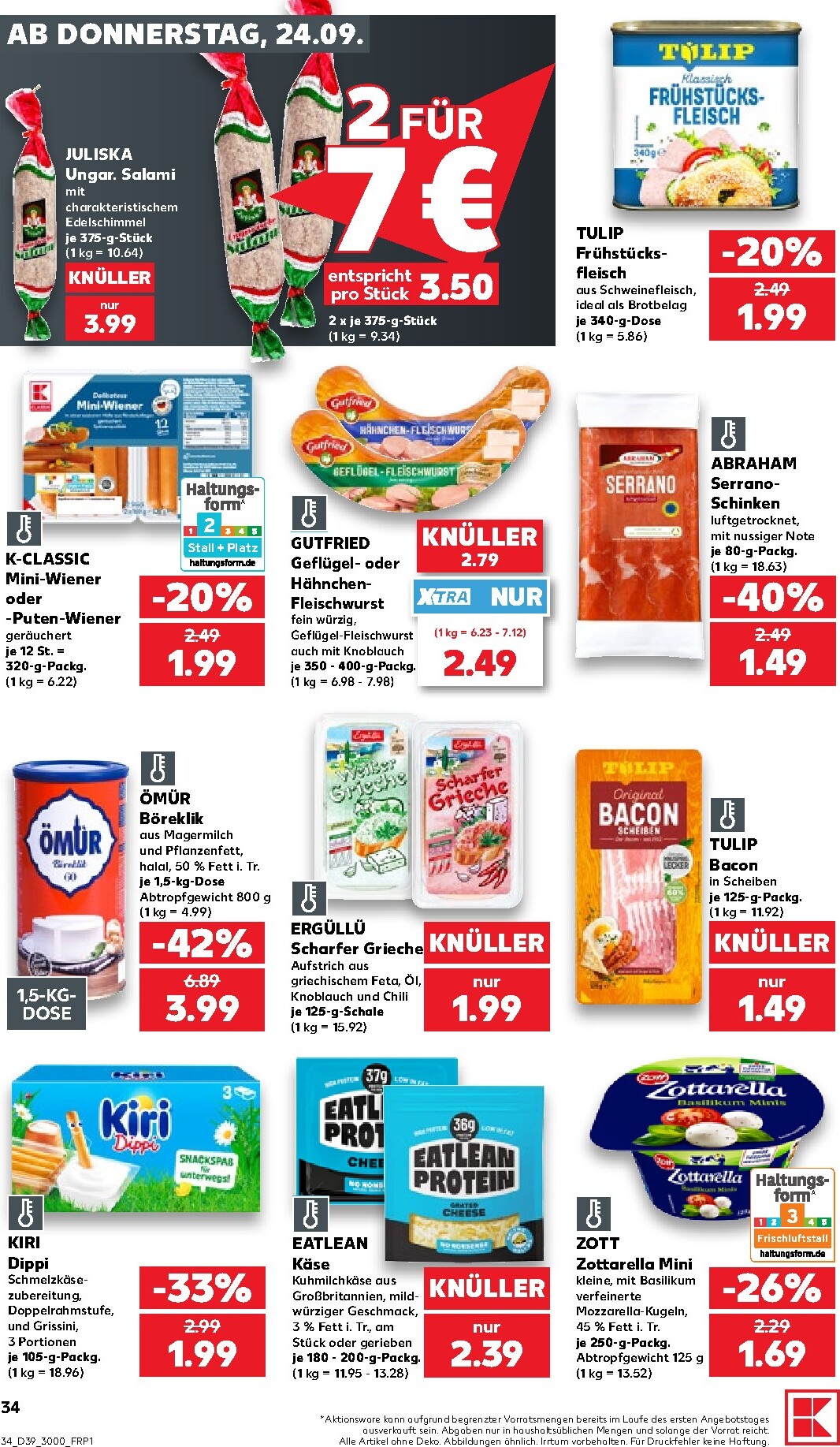 kaufland - Kaufland Prospekt nächste Woche – von Donnerstag 24.09.2026 bis Mittwoch 30.09.2026 - page: 34