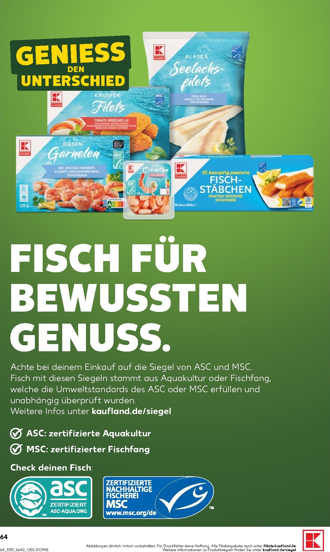 kaufland - Kaufland Prospekt nächste Woche – von Donnerstag 24.09.2026 bis Mittwoch 30.09.2026 - page: 64