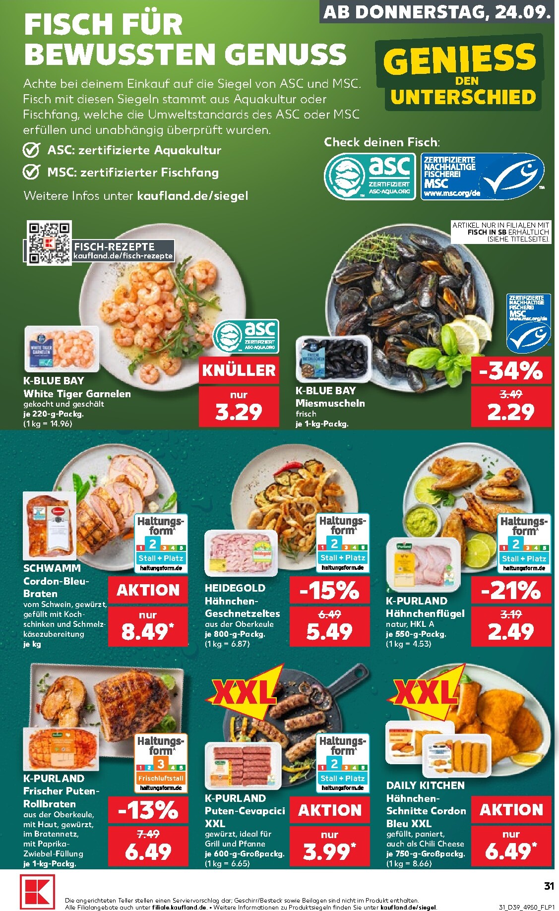 kaufland - Kaufland Prospekt nächste Woche – von Donnerstag 24.09.2026 bis Mittwoch 30.09.2026 - page: 31