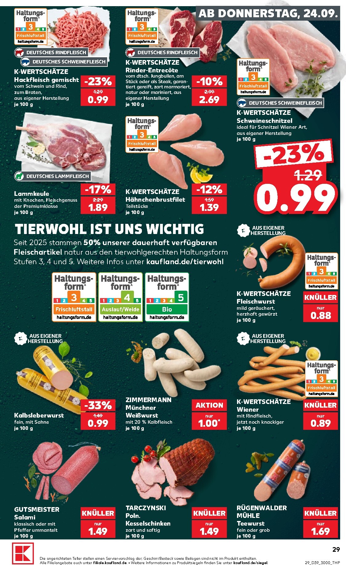 kaufland - Kaufland Prospekt nächste Woche – von Donnerstag 24.09.2026 bis Mittwoch 30.09.2026 - page: 29