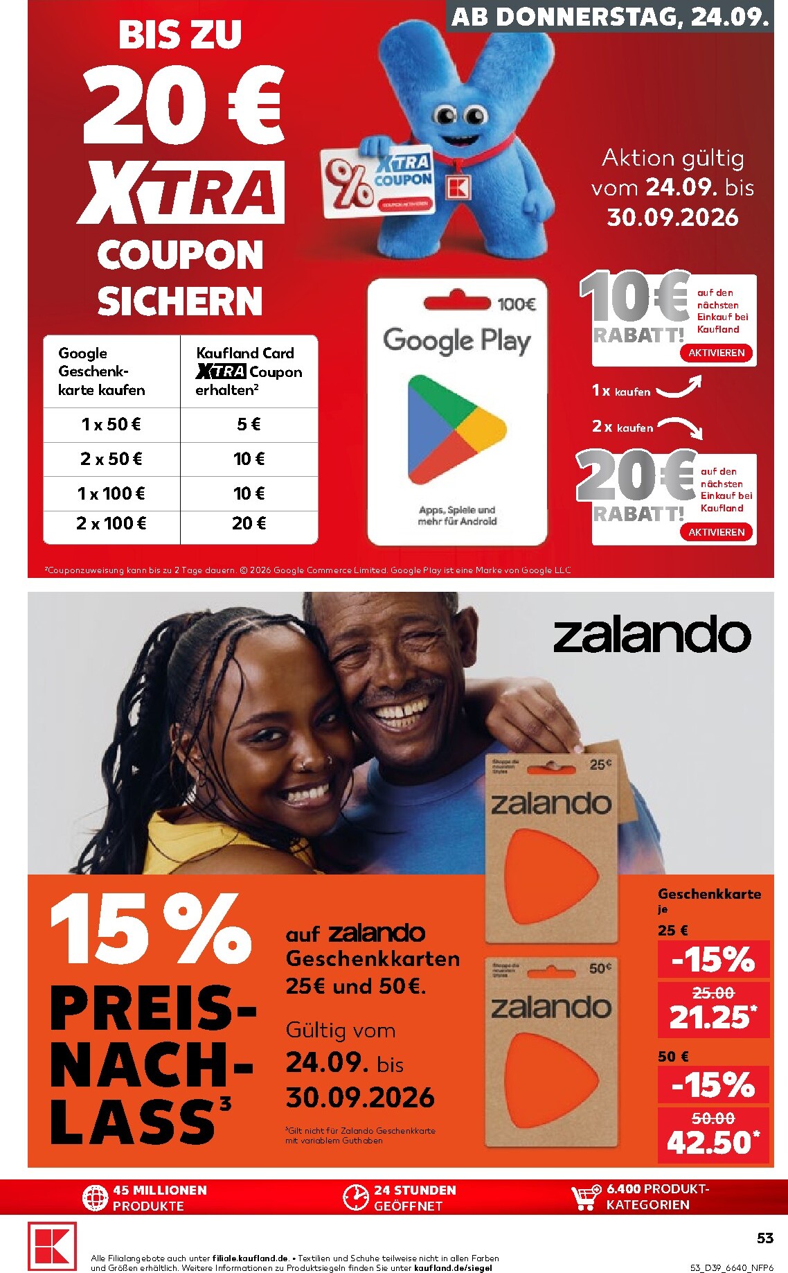 kaufland - Kaufland Prospekt nächste Woche – von Donnerstag 24.09.2026 bis Mittwoch 30.09.2026 - page: 53